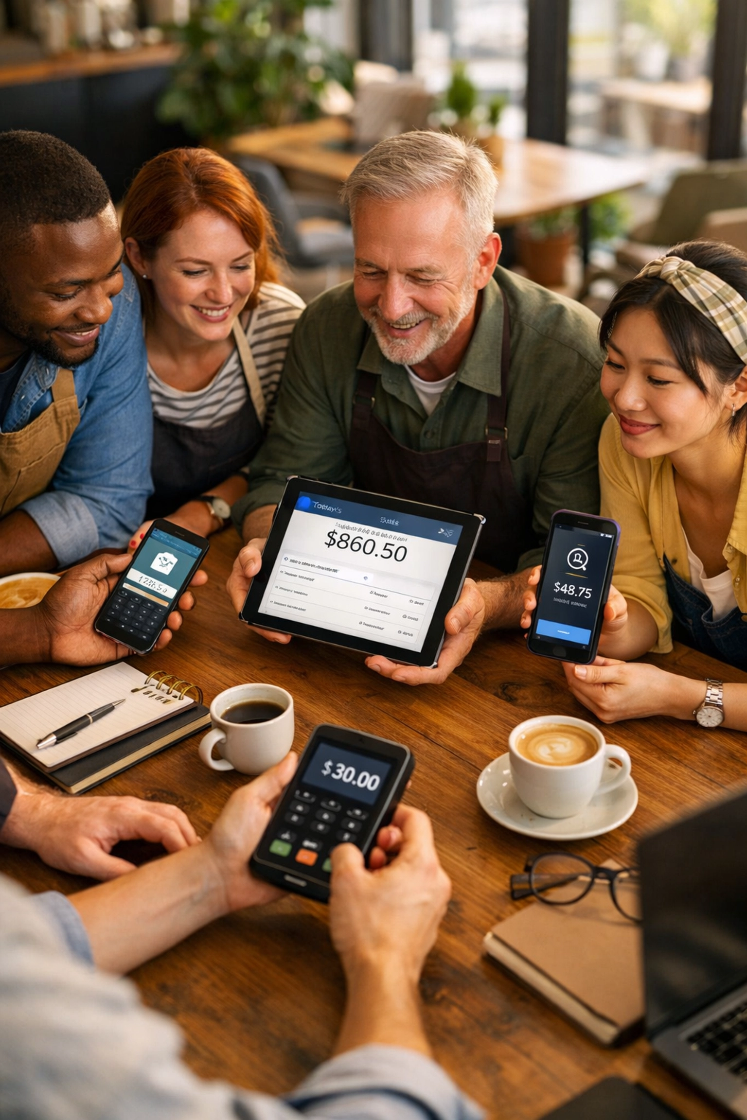 Small business merchants using crypto payment systems and Web3 technology for global transactions