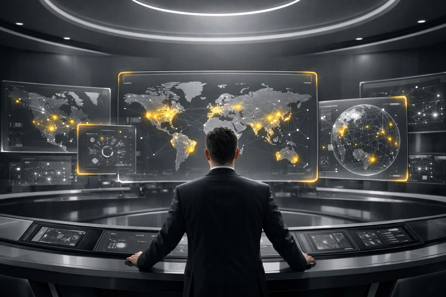 High-tech digital dashboard for Amazon brand management and seller support escalation.