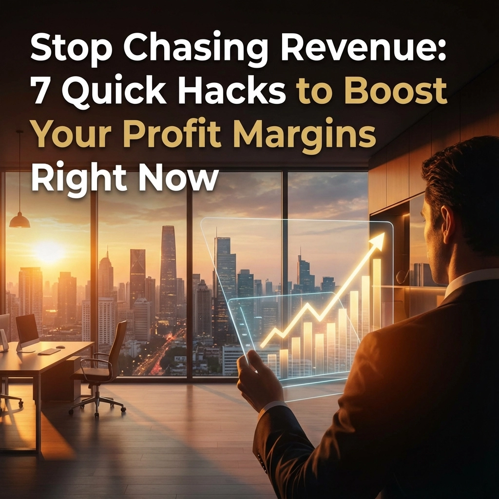 Stop Chasing Revenue: 7 Quick Hacks to Boost Your Profit Margins Right Now