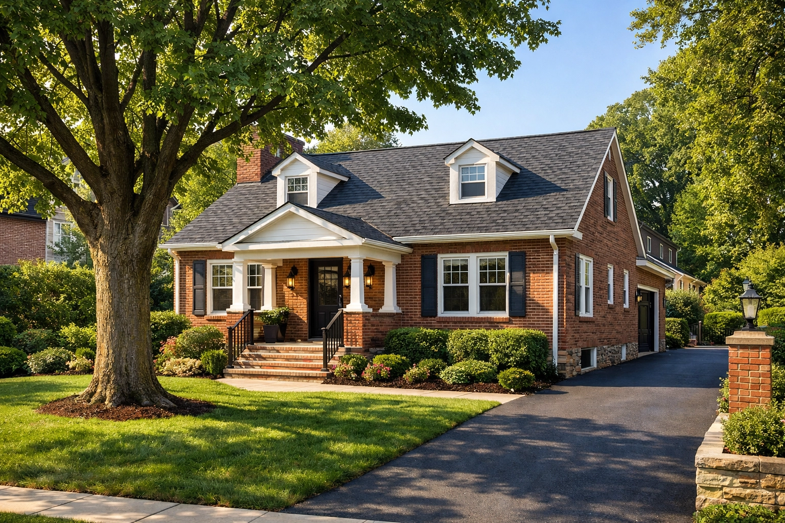 Charming brick bungalow in Georgetown with a new roof and mature trees, ideal for downsizing in Halton Hills.