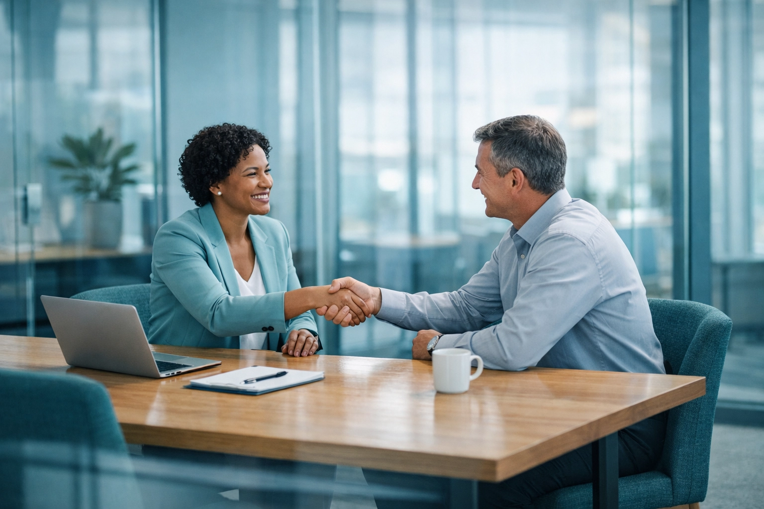 Supportive interaction between people discussing a quick emergency loan and financial stability.