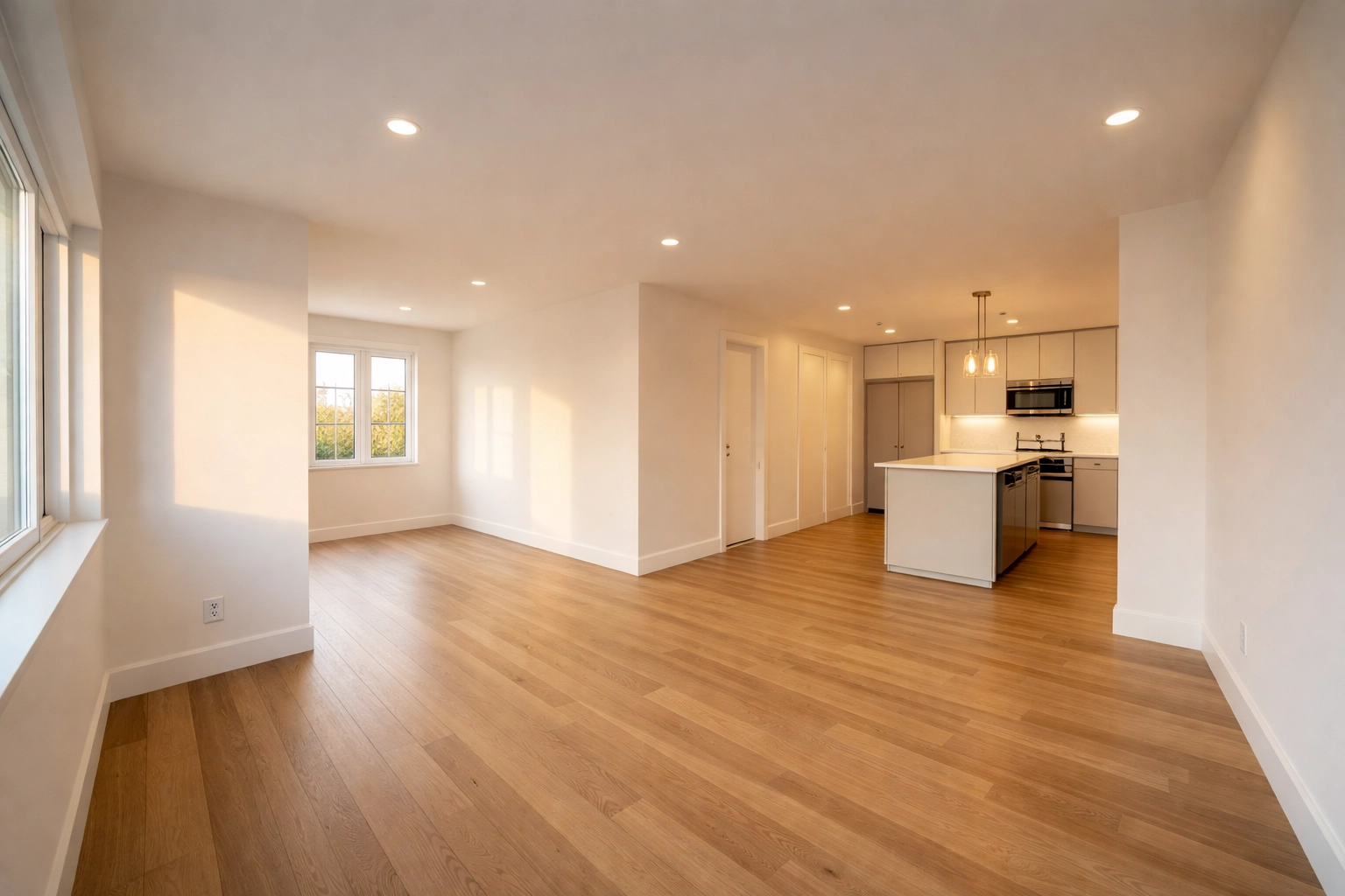 Freshly renovated Indianapolis apartment interior with flawless paint and drywall, ready for new tenants