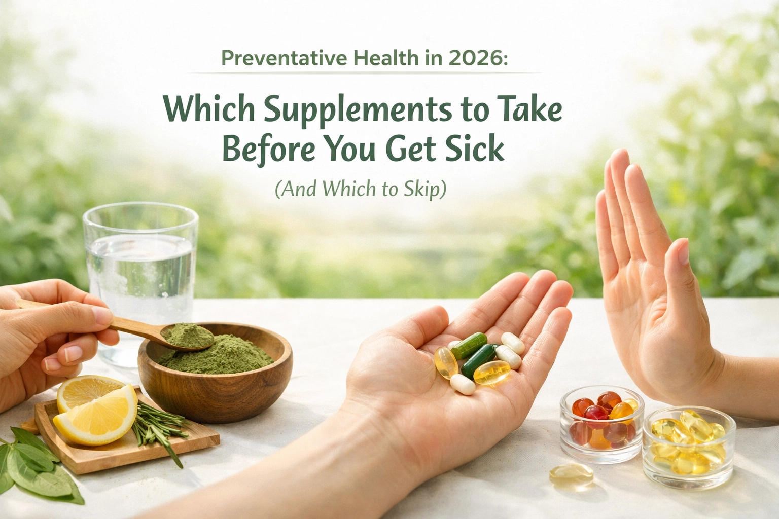 [HERO] Preventative Health in 2026: Which Supplements to Take Before You Get Sick (And Which to Skip)