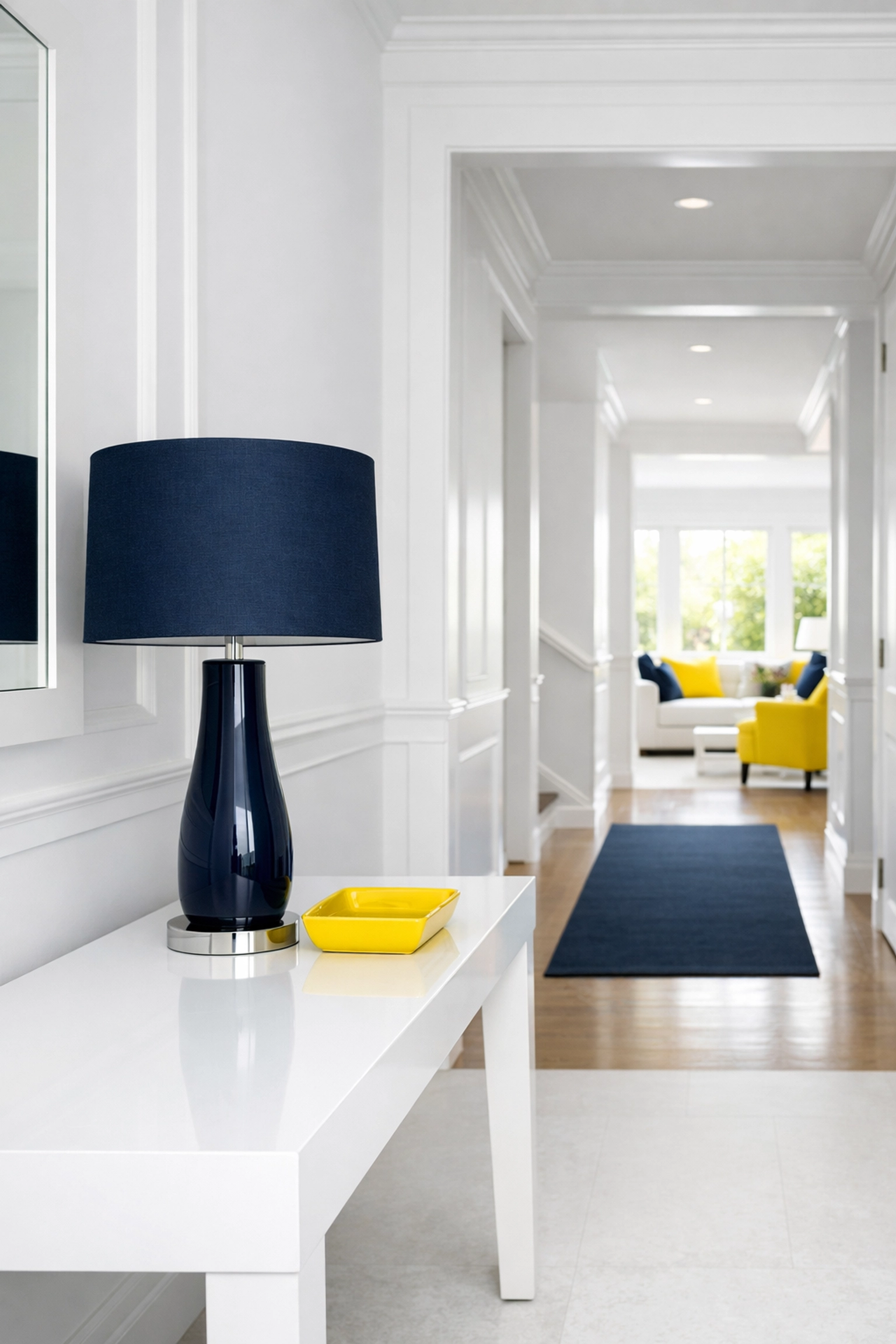 A luxury home entryway showing the stunning results of expert deep cleaning Worcester services.