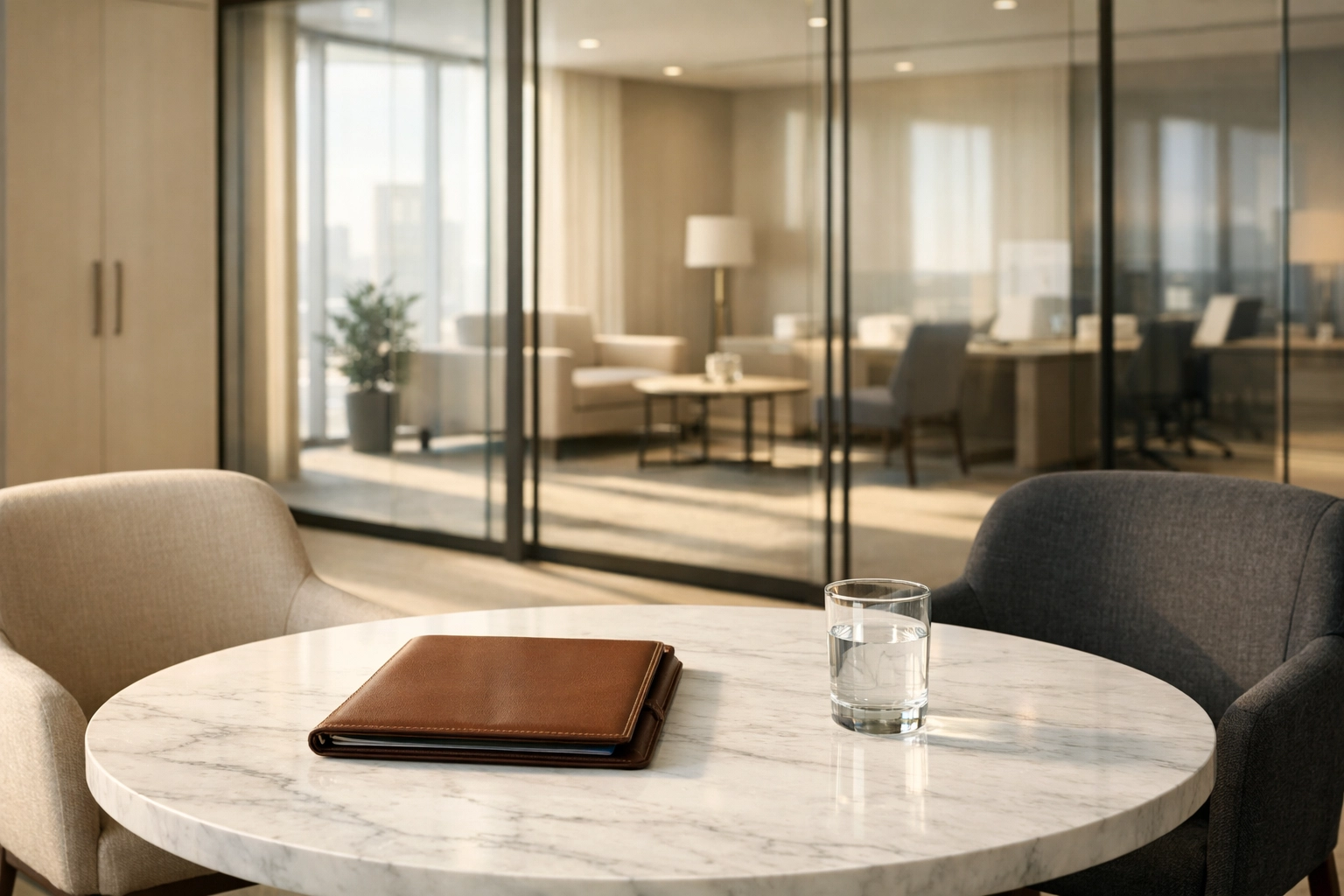 Professional office consultation area for Georgia EROs focusing on tax business growth and audit protection.