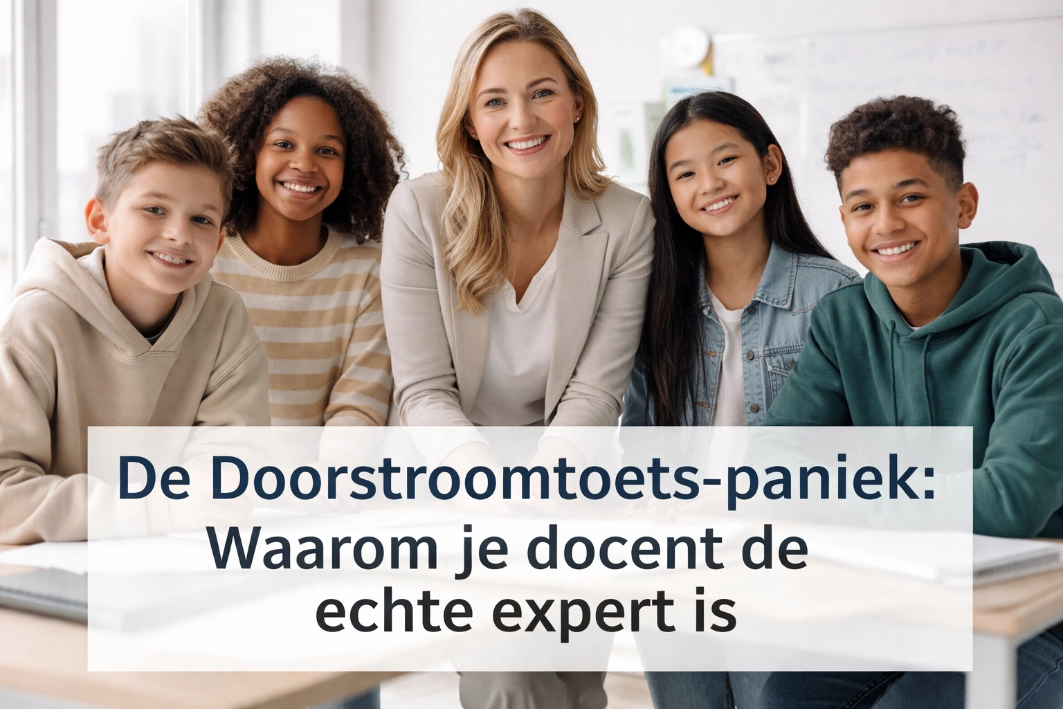 [HERO] De Doorstroomtoets-paniek: Waarom je docent de echte expert is (en niet de toets)