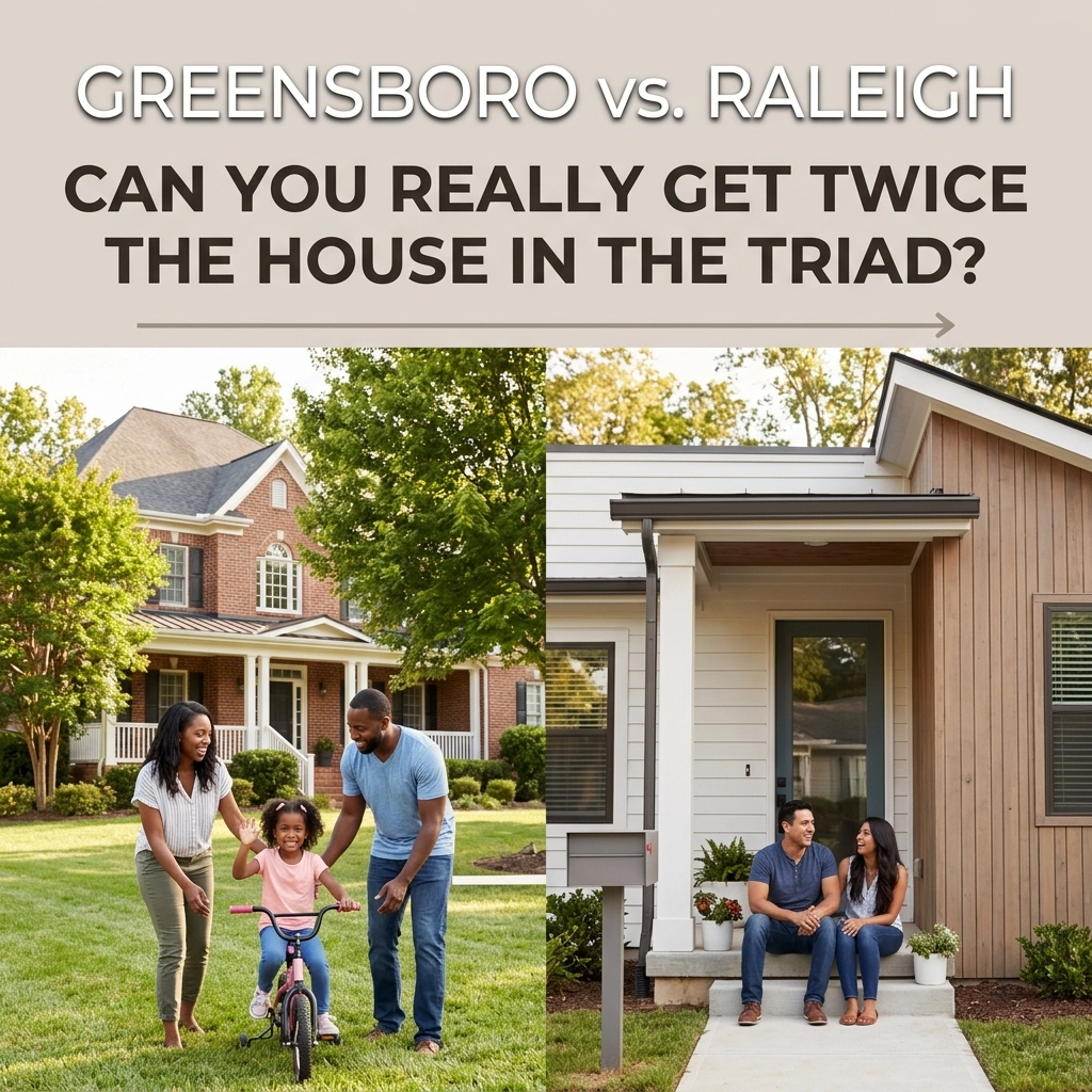 [HERO] Greensboro vs. Raleigh: Can You Really Get Twice the House in the Triad?