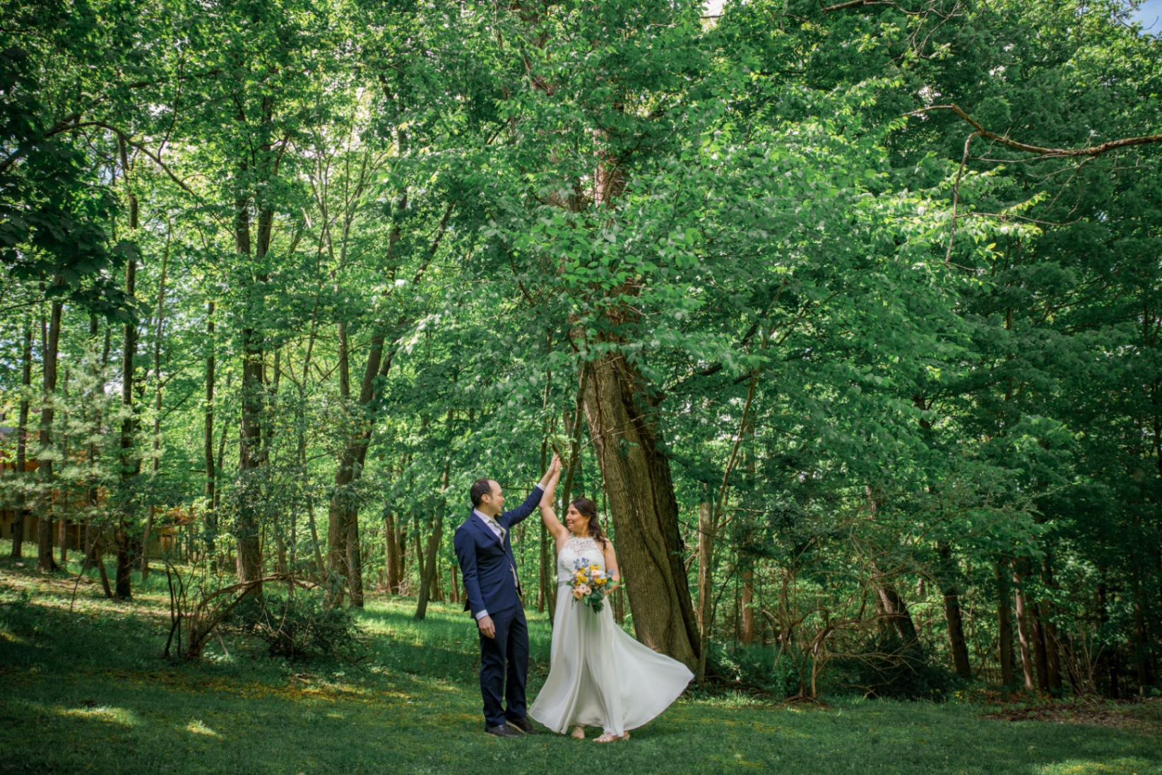 engagement-inspired portrait moment on the wedding day