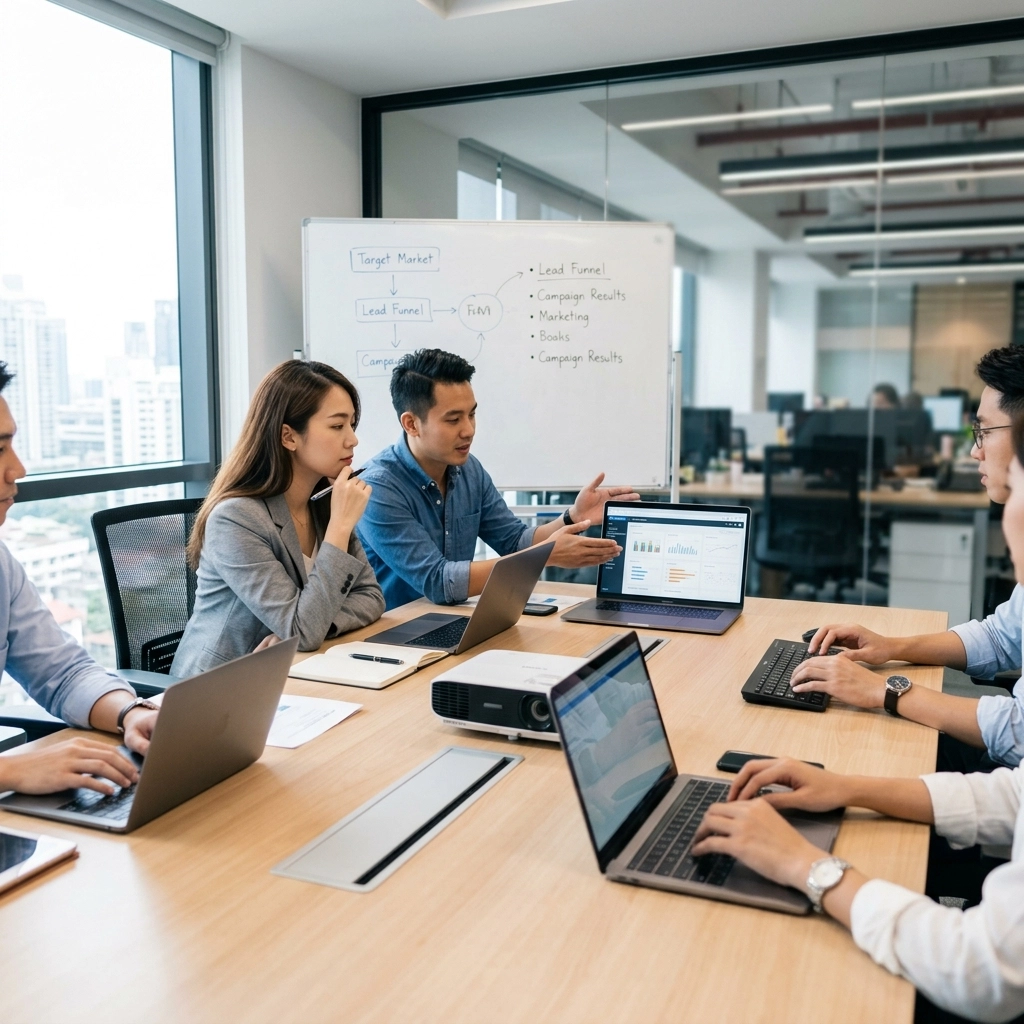 Strategy session identifying common Managed Services lead generation mistakes and fixes for MSP business owners.