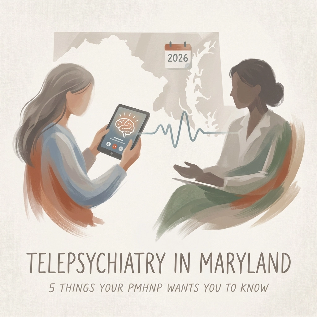 Telepsychiatry in Maryland: 5 Things Your PMHNP Wants You to Know Before 2026