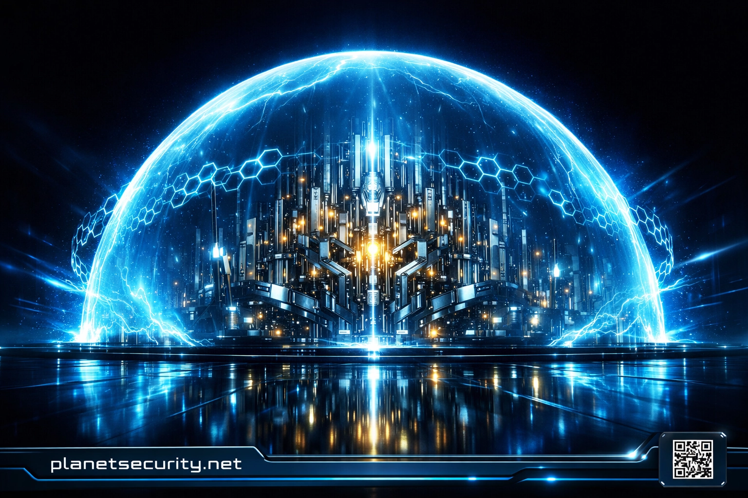 Protective digital shield over high-tech data illustrating the CMMC 2.0 Level 2 compliant enclave.