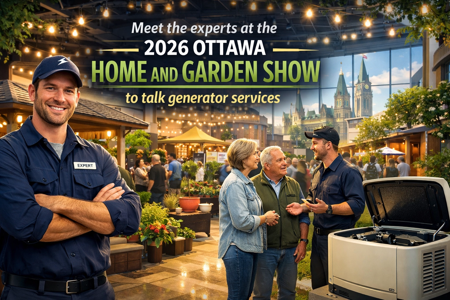 [HERO] Meet the experts at the 2026 Ottawa Home and Garden Show to talk generator services