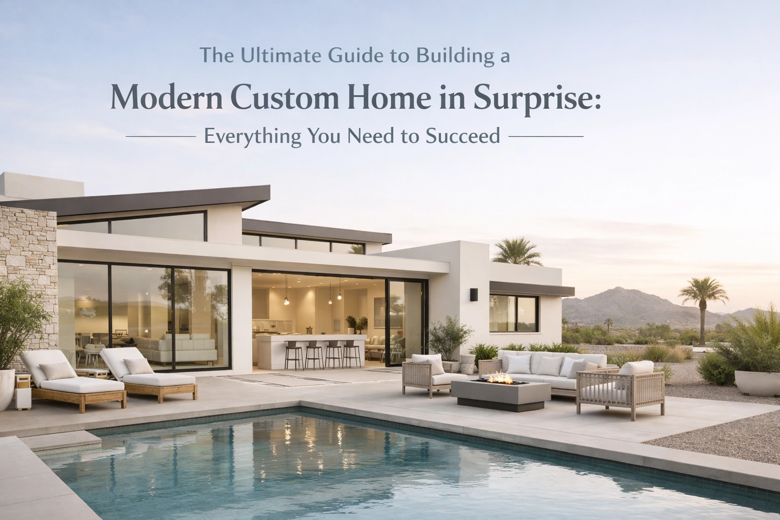 [HERO] The Ultimate Guide to Building a Modern Custom Home in Surprise: Everything You Need to Succeed
