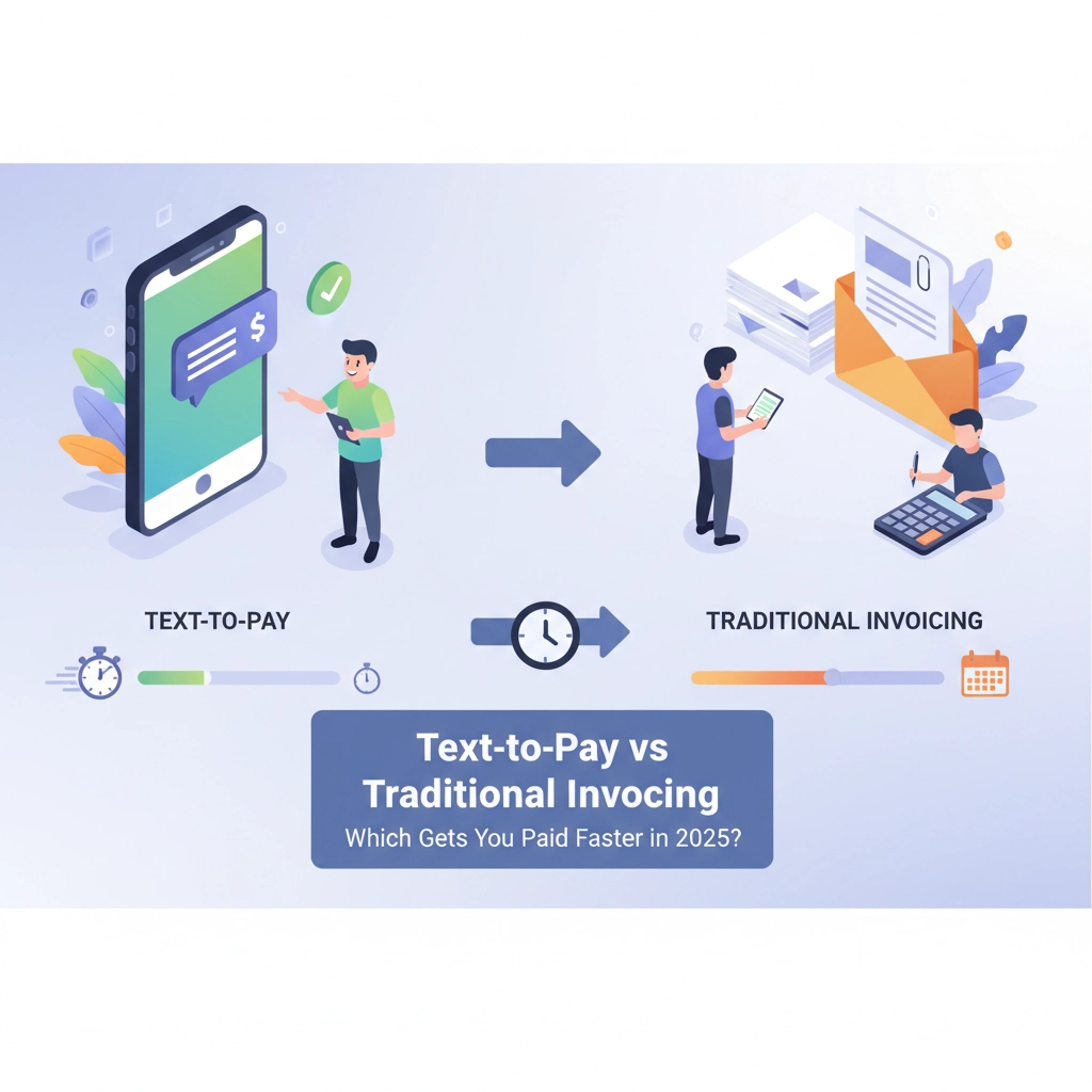 Text-to-Pay vs Traditional Invoicing: Which Gets You Paid Faster in 2025?