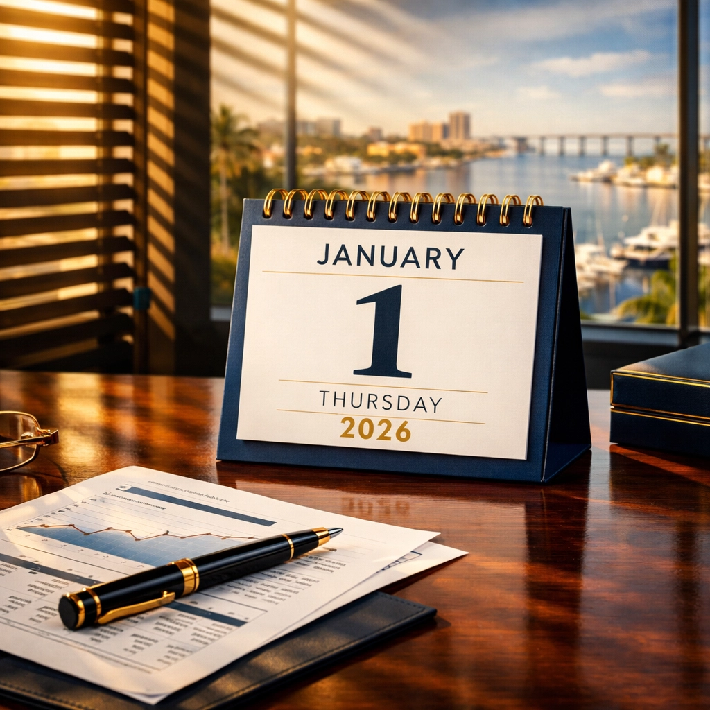 2026 TCJA sunset date marked on calendar with financial planning documents