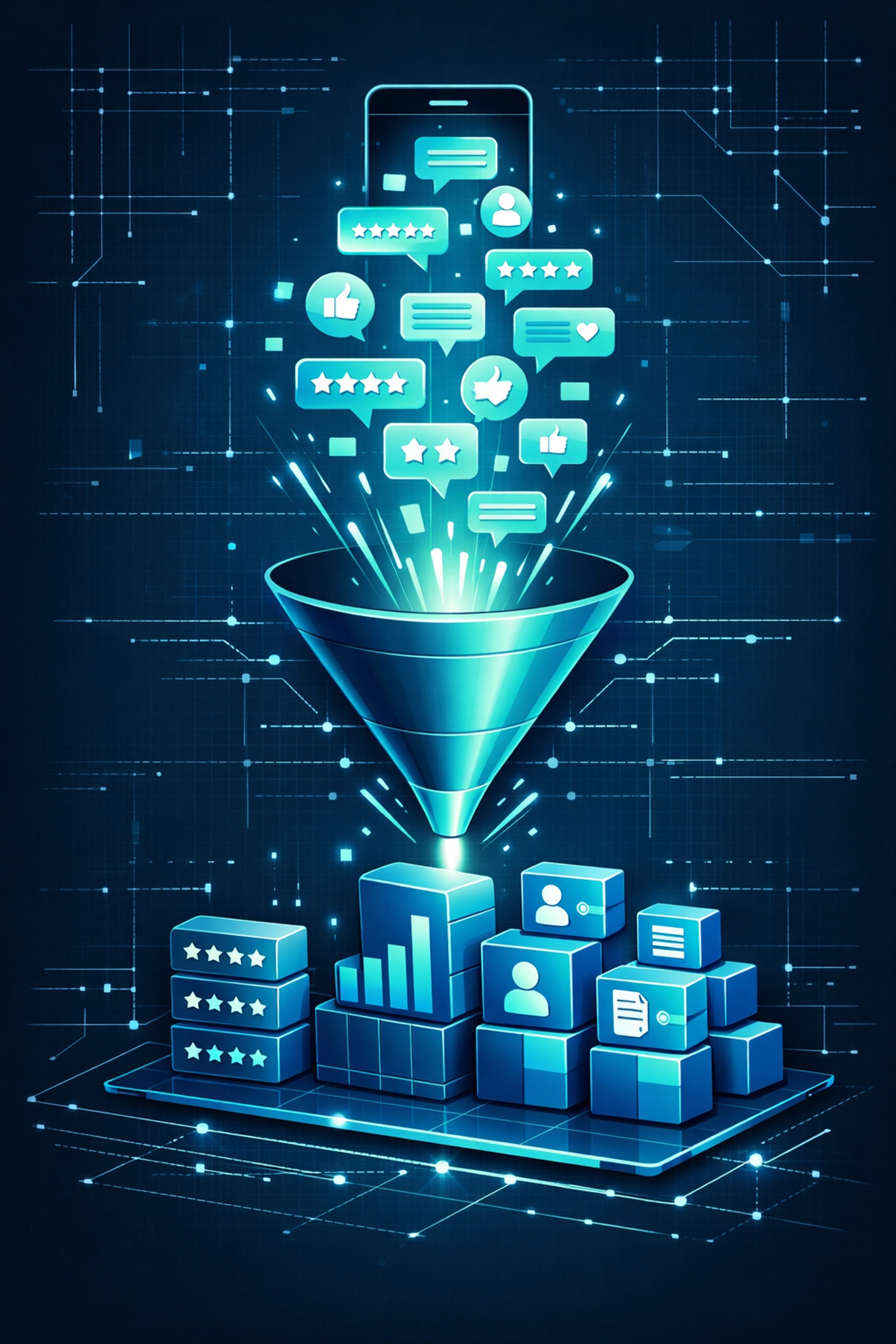 Google reviews funneled into structured data for AI search visibility