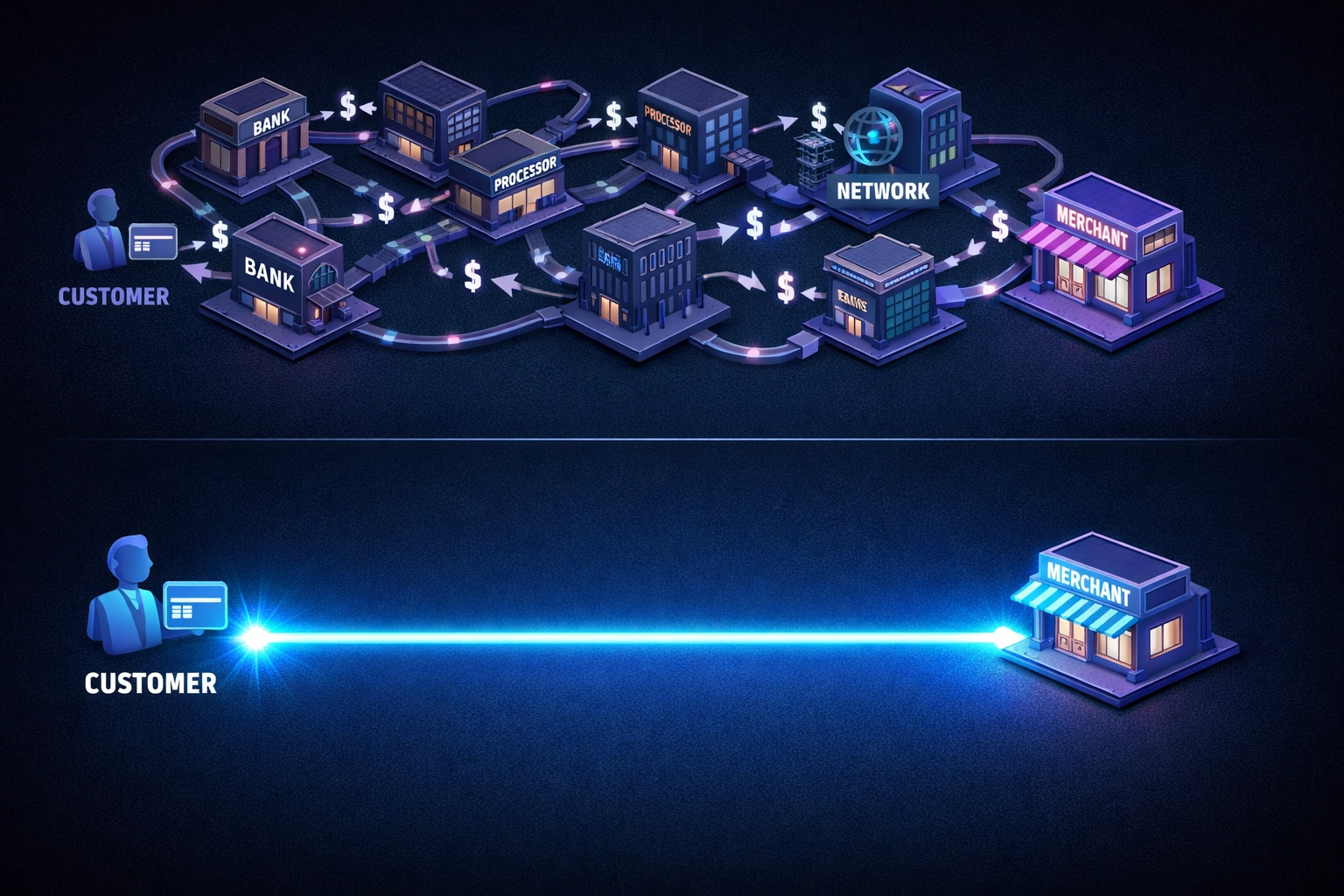 Smart contract batching reduces Web3 payment transaction costs for merchants