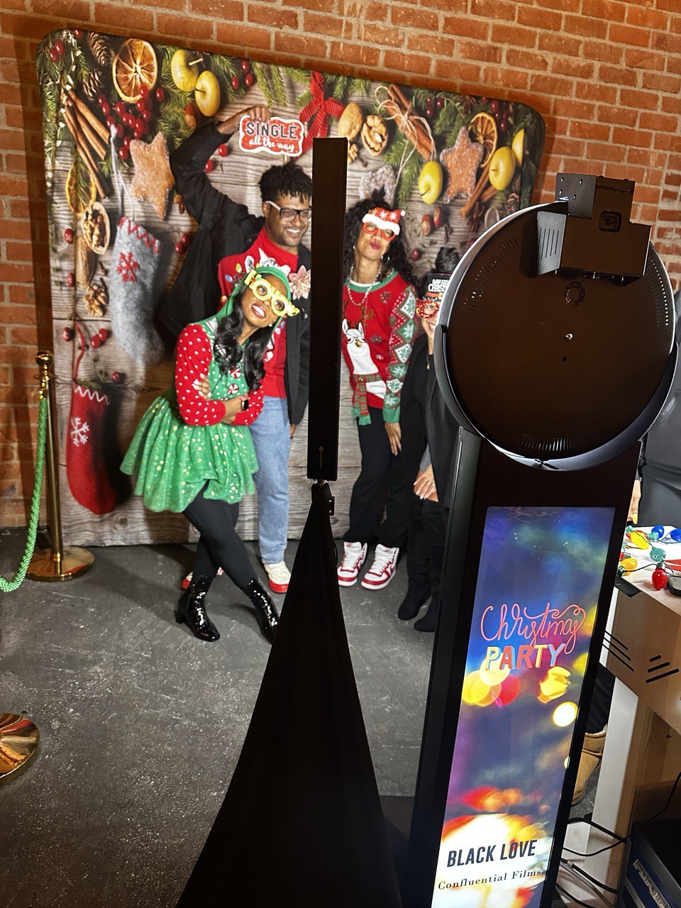 iPad Photo Booth at Holiday Event