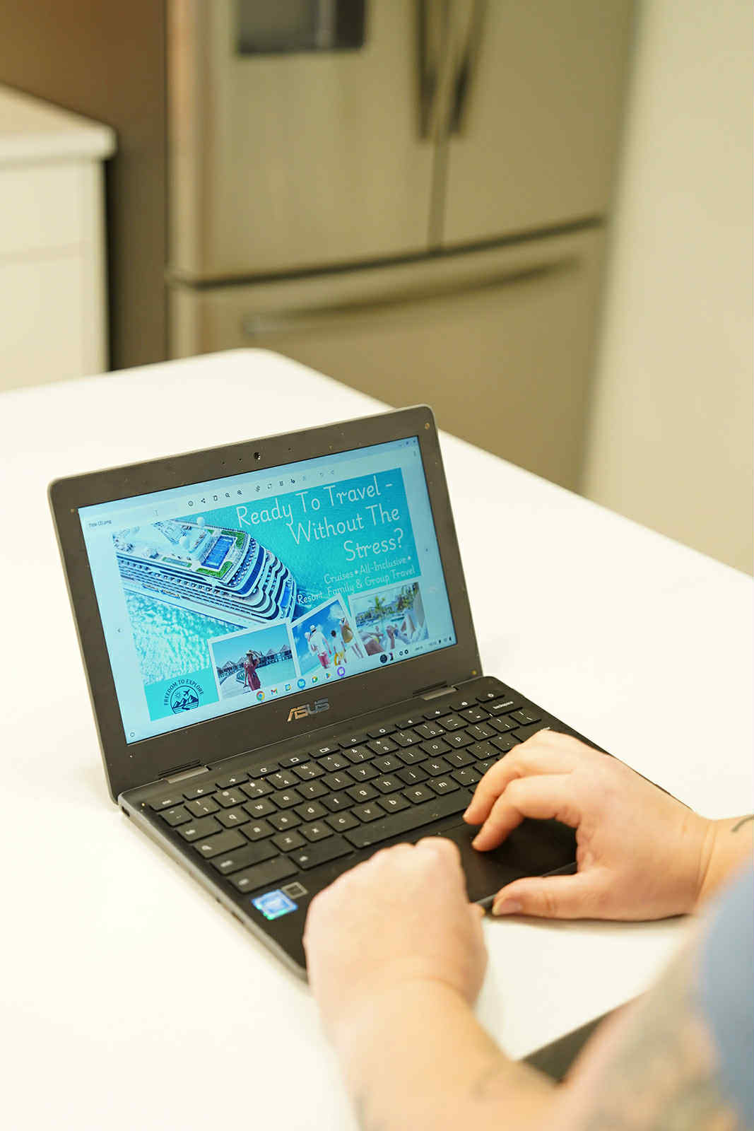 Freedom to Explore Travel Agency Promotional Page