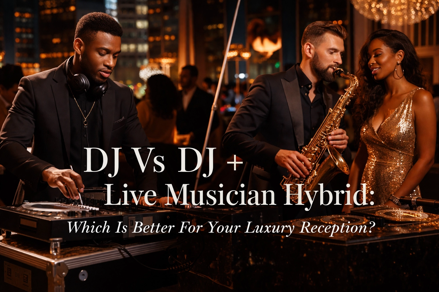 [HERO] DJ Vs DJ + Live Musician Hybrid: Which Is Better For Your Luxury Reception?