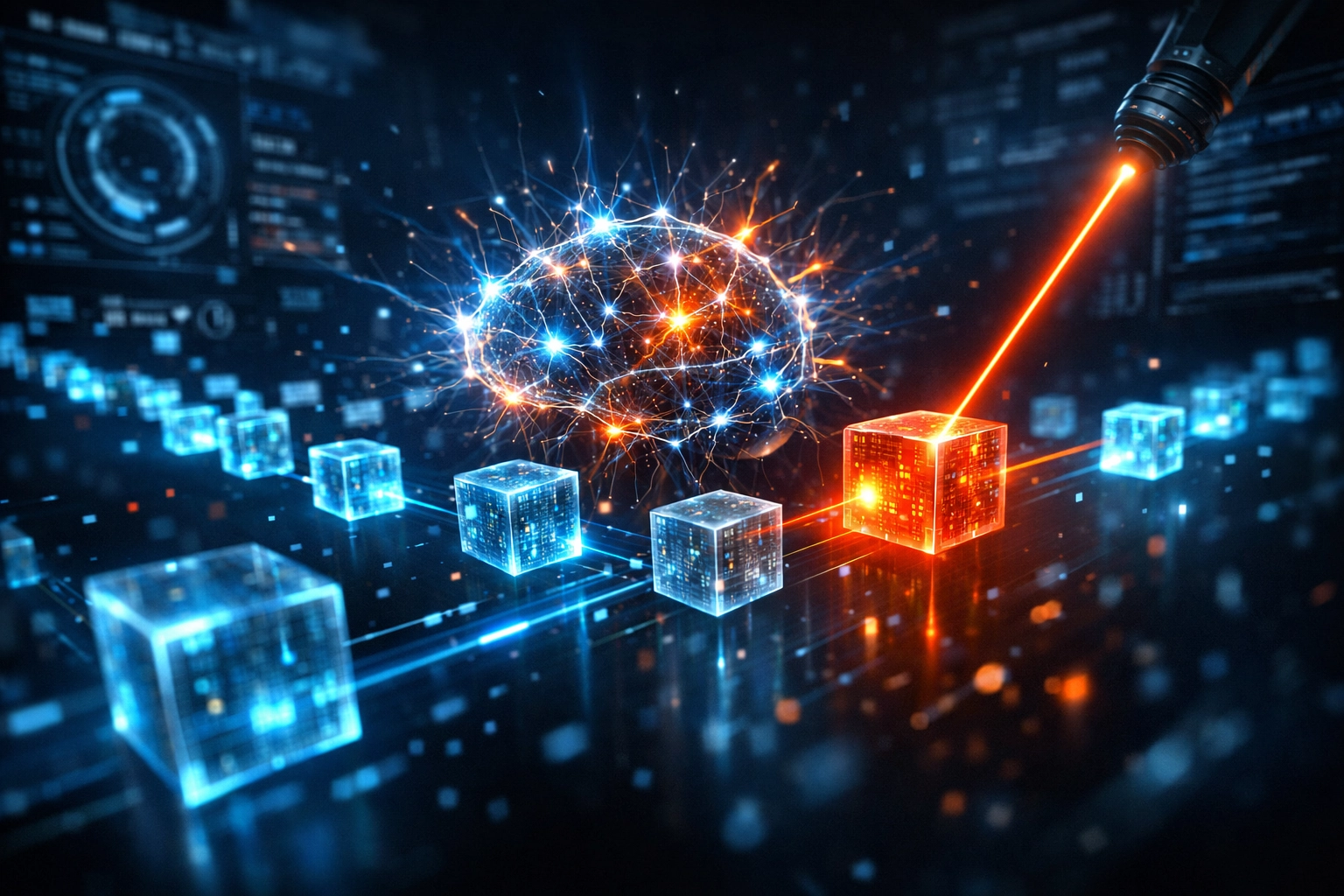 Larecoin AI monitoring blockchain transactions to detect fraud and secure Web3 merchant sales.