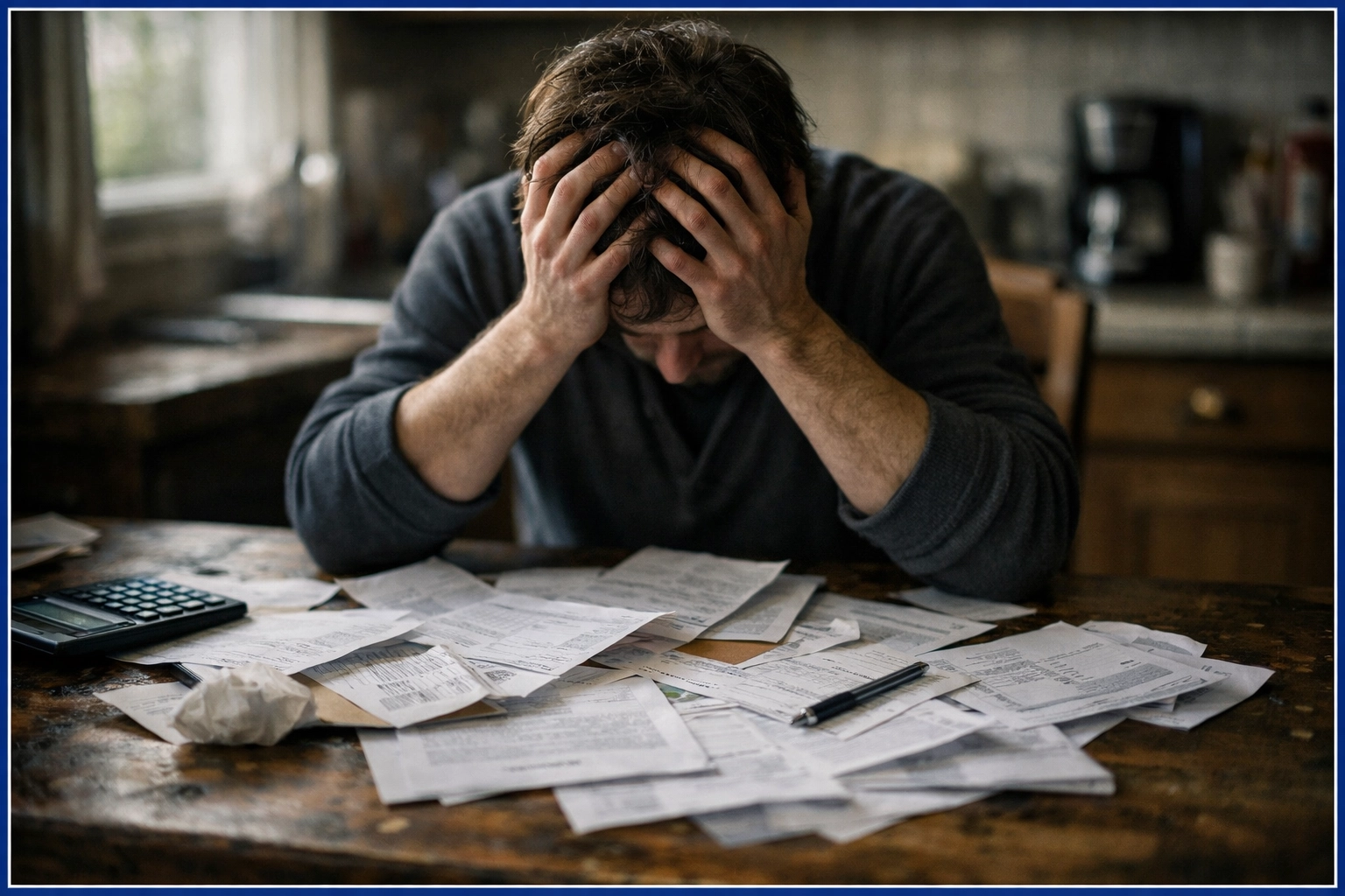Homeowner overwhelmed by inherited property paperwork and bills without planning Homeowner overwhelmed by inherited property paperwork and bills without planning