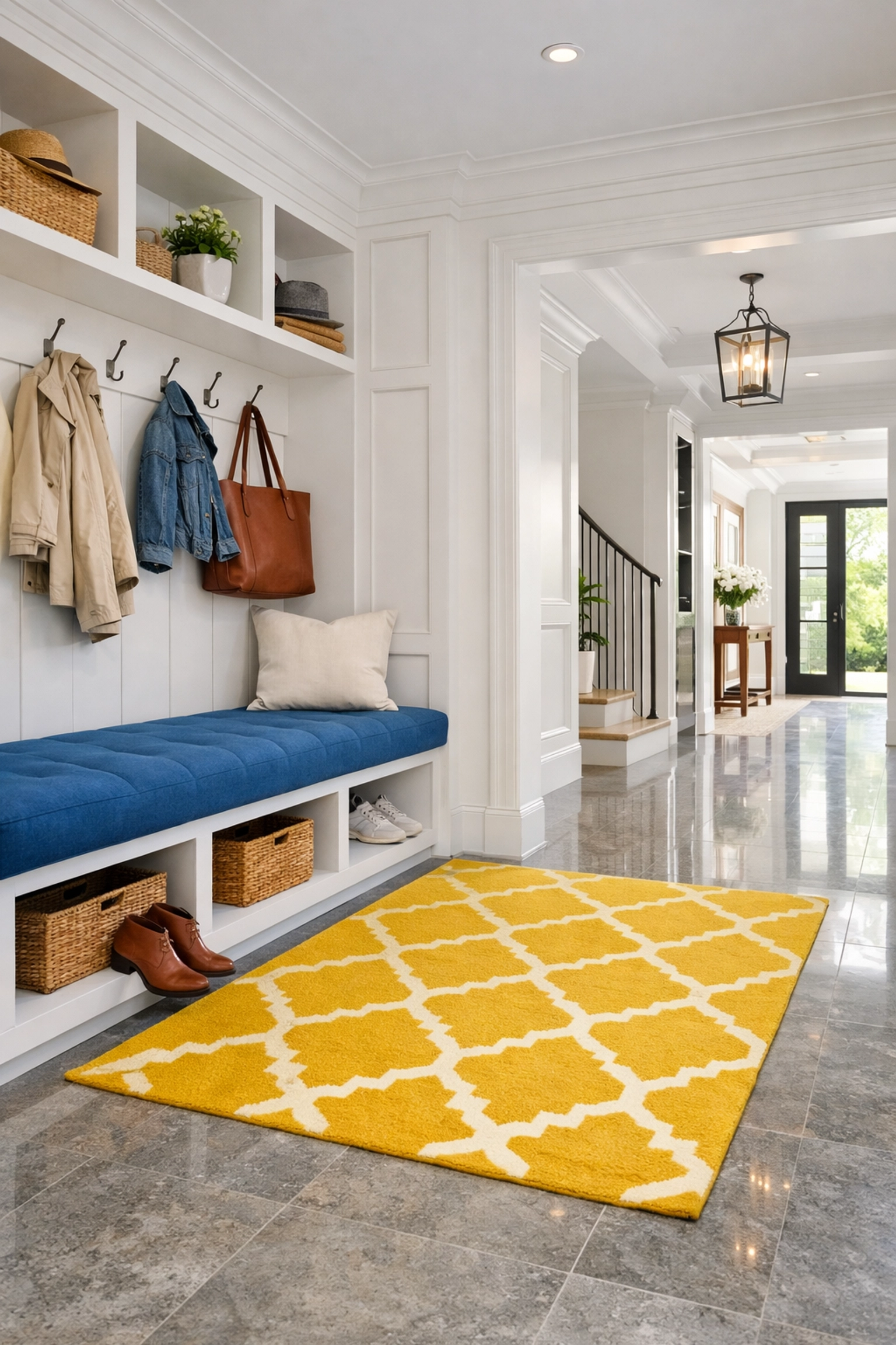 Clean high-traffic entryway in a Worcester home featuring professional deep cleaning Worcester results.