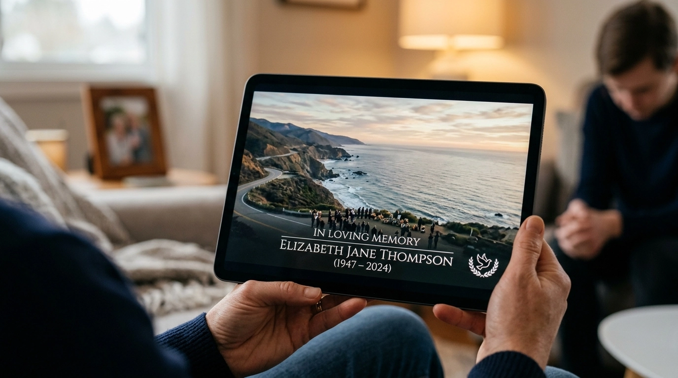 Live Streamed Memorial Service