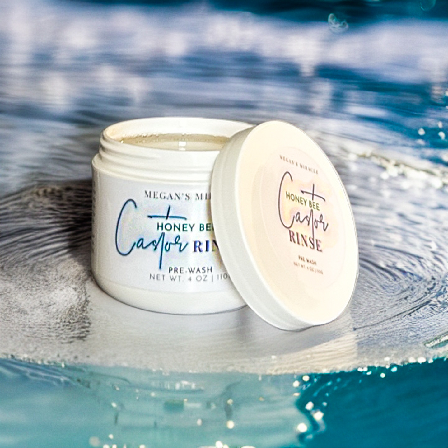 Megan’s Miracle Honey Bee Castor Rinse pre-wash treatment