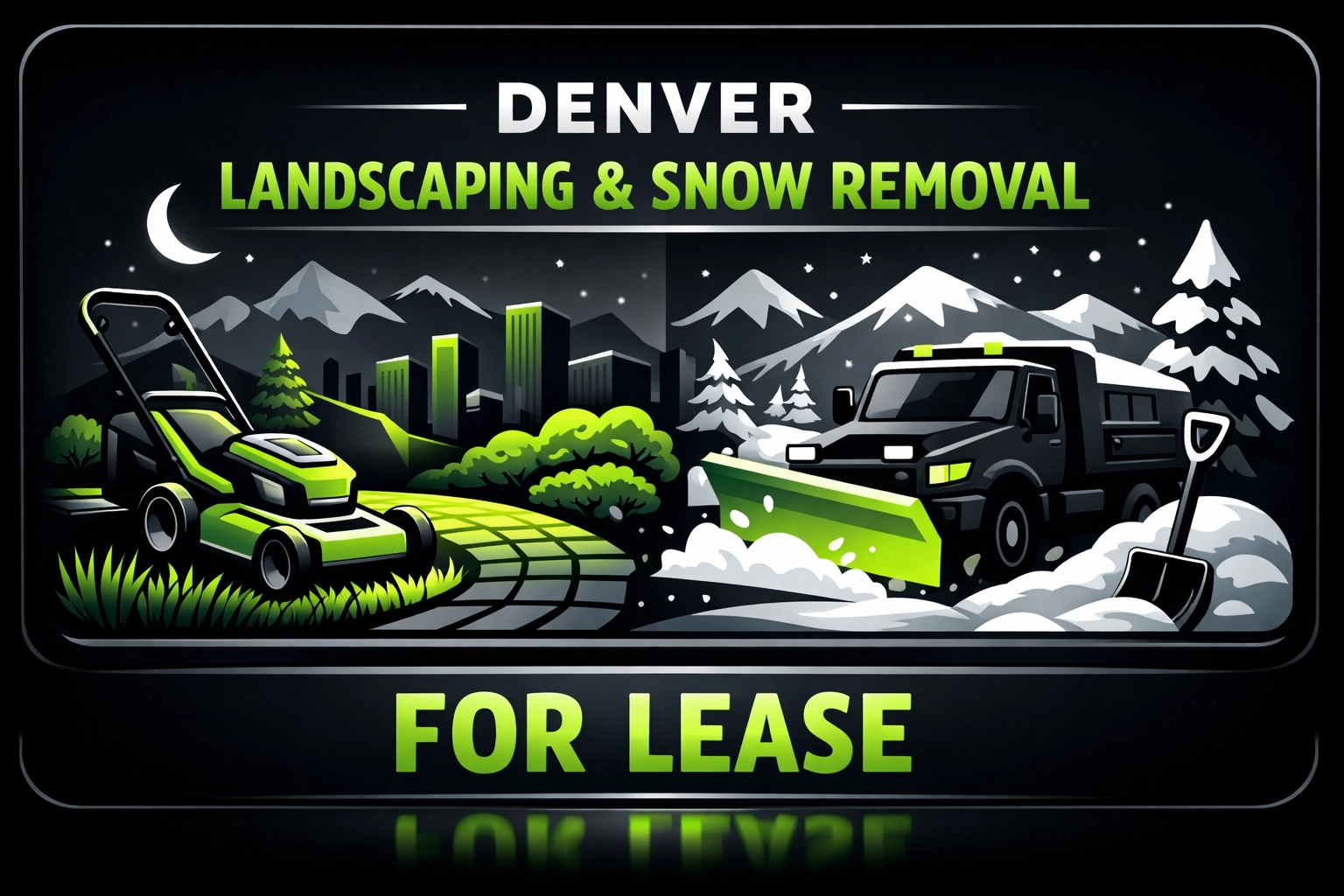 [HERO] Denver Landscaping & Snow Removal - FOR LEASE
