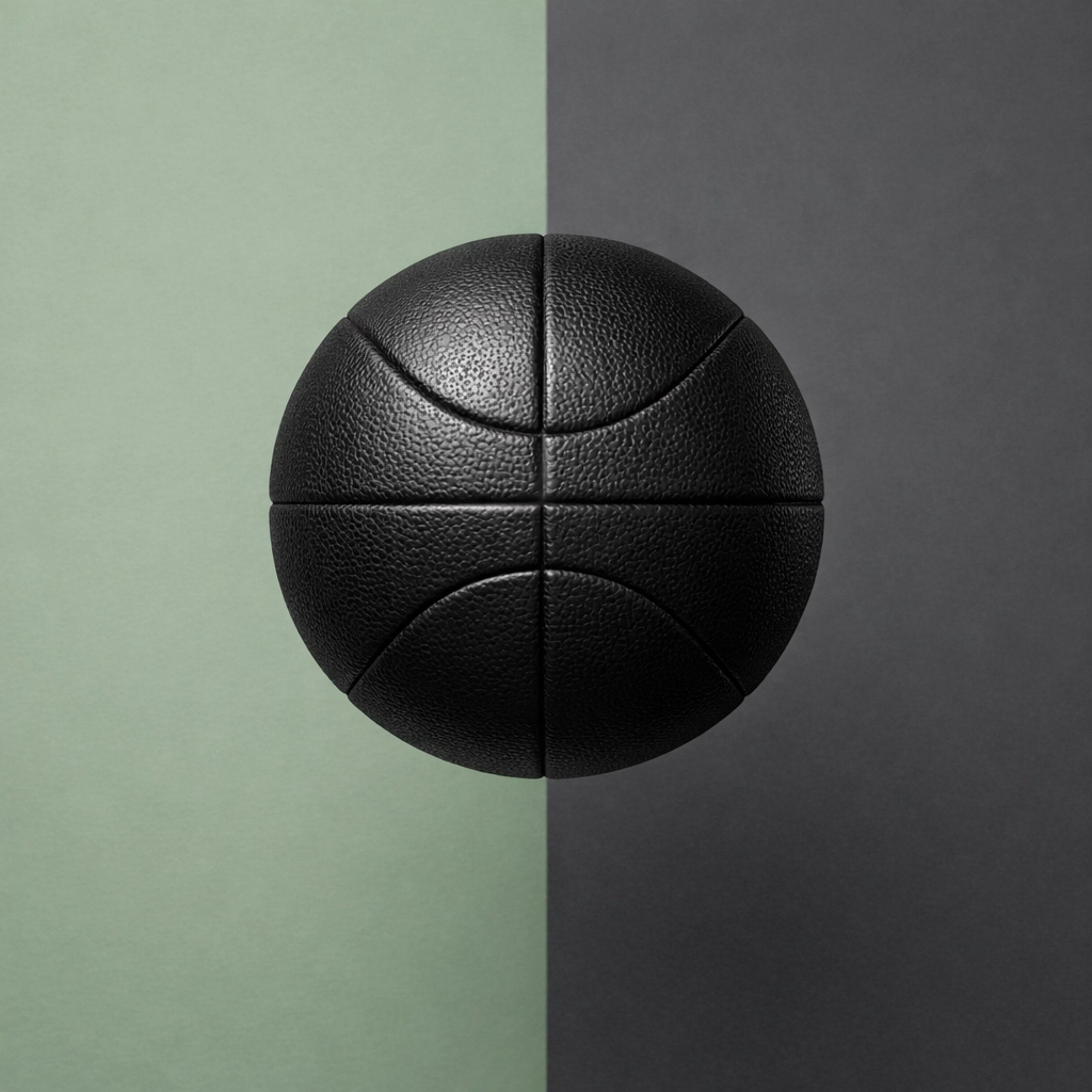 Textured black medicine ball in mid-air illustrating explosive upper body plyometric power.