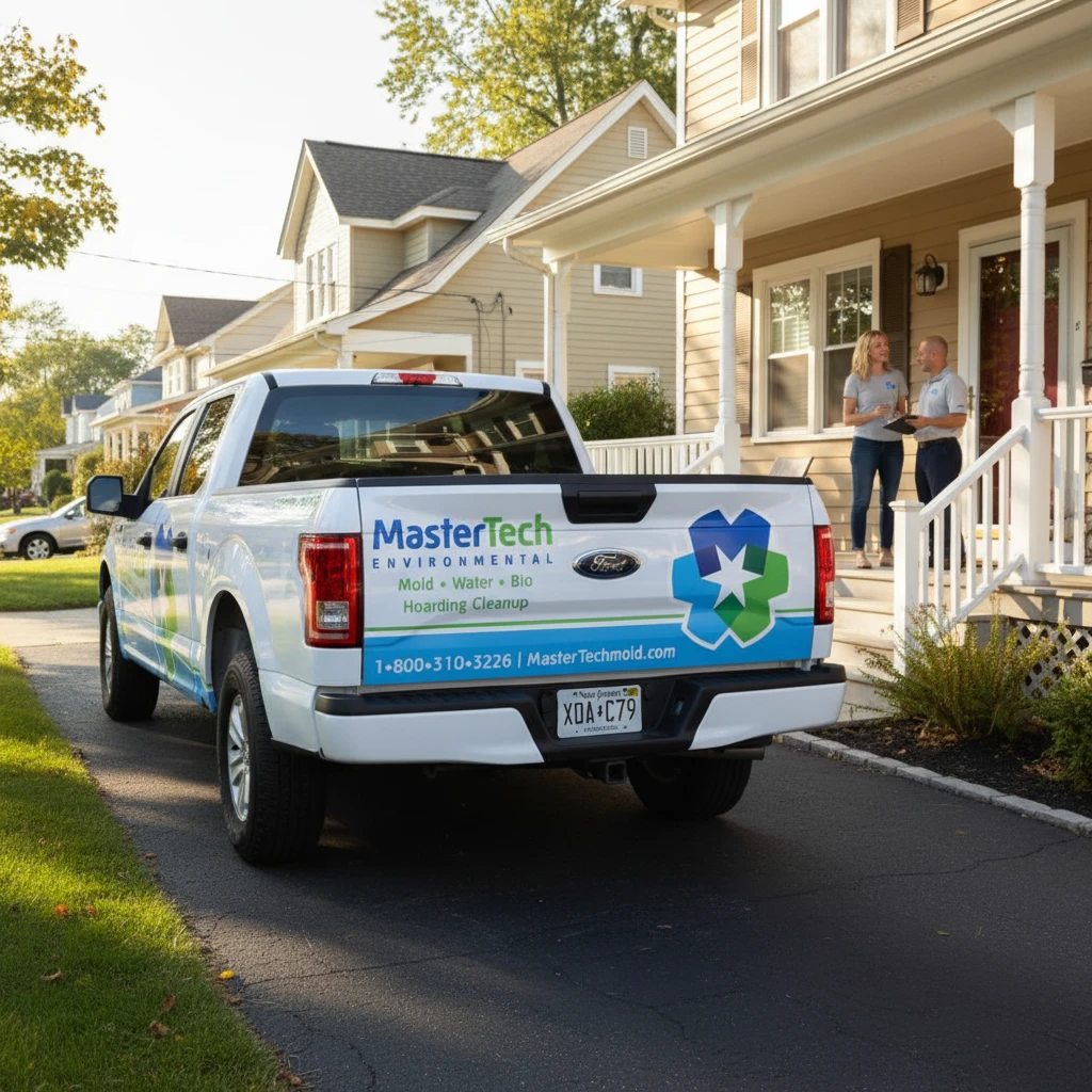 Mastertech Environmental Service Truck and Team