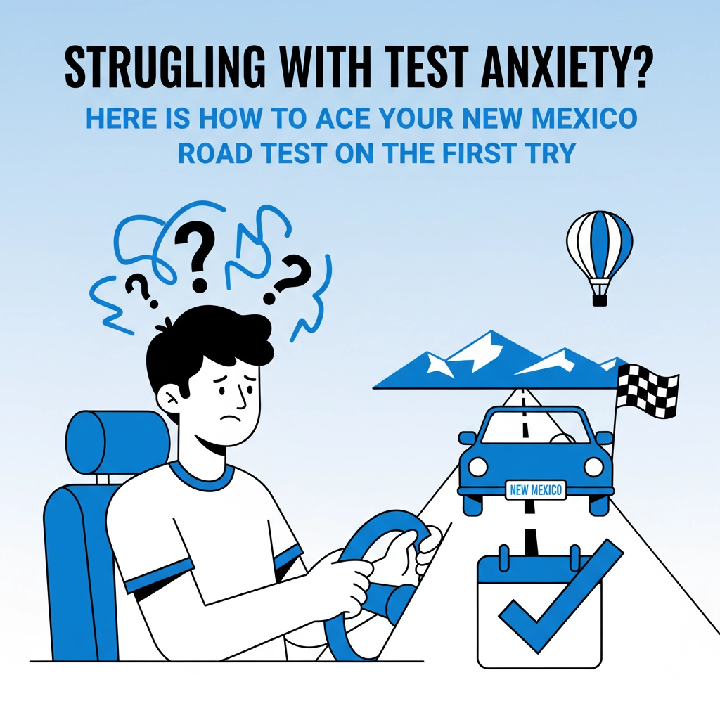 Struggling With Test Anxiety? Here is How to Ace Your New Mexico Road Test on the First Try