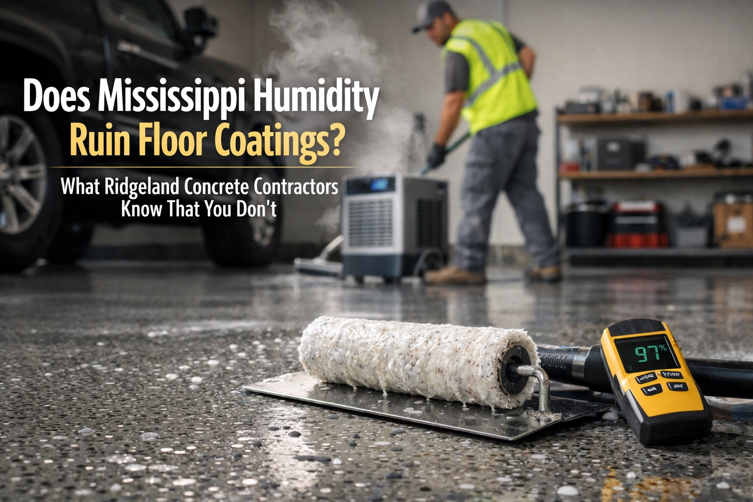 [HERO] Does Mississippi Humidity Ruin Floor Coatings? What Ridgeland Concrete Contractors Know That You Don