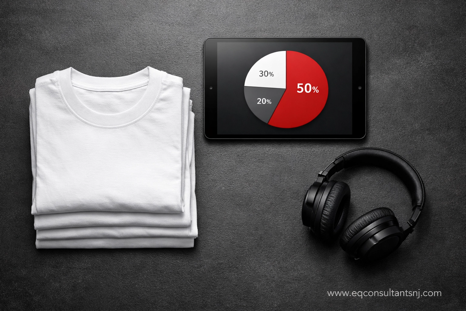 Financial dashboard showing labor and material cost breakdown for screen printing business job costing.