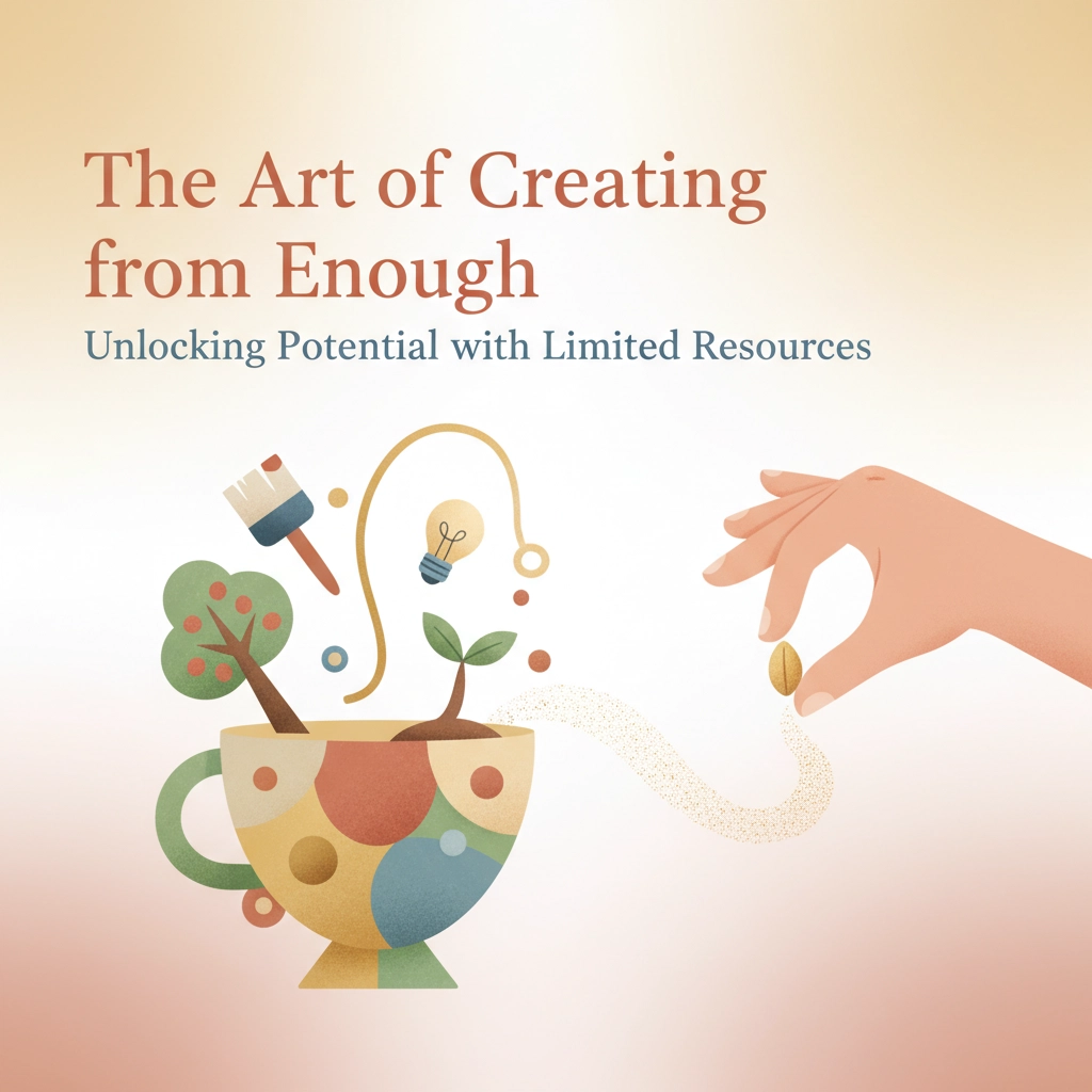 The Art of Creating from Enough