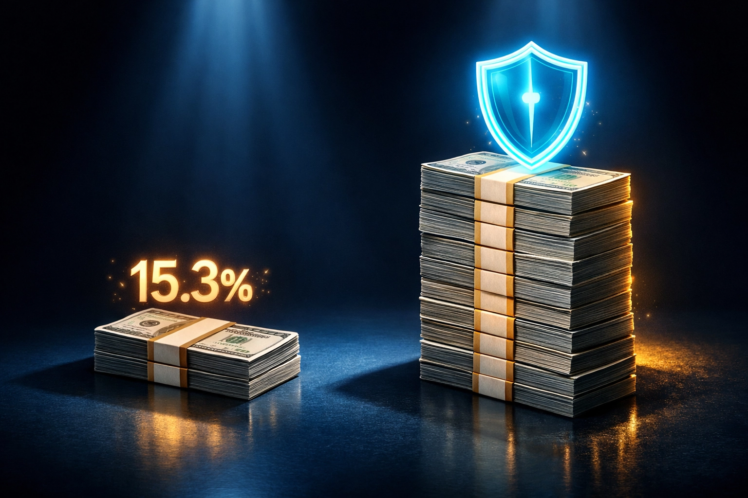 Comparison of self-employment tax burden vs S-Corp payroll tax savings with protected distributions