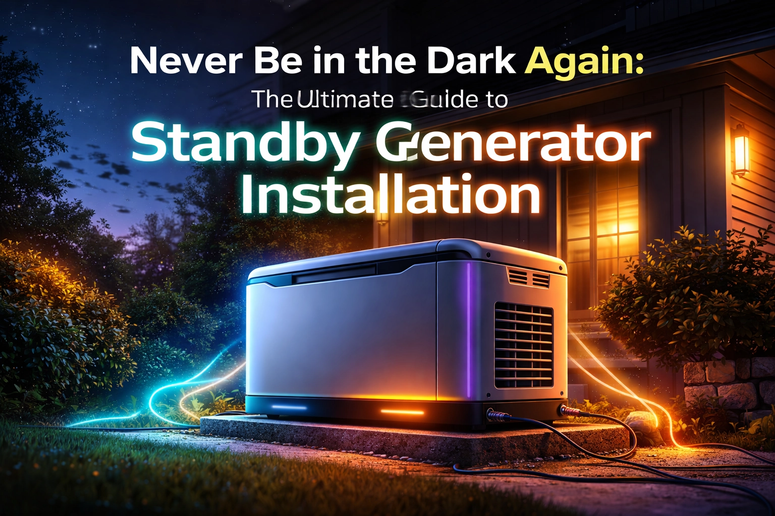 [HERO] Never Be in the Dark Again: The Ultimate Guide to Standby Generator Installation