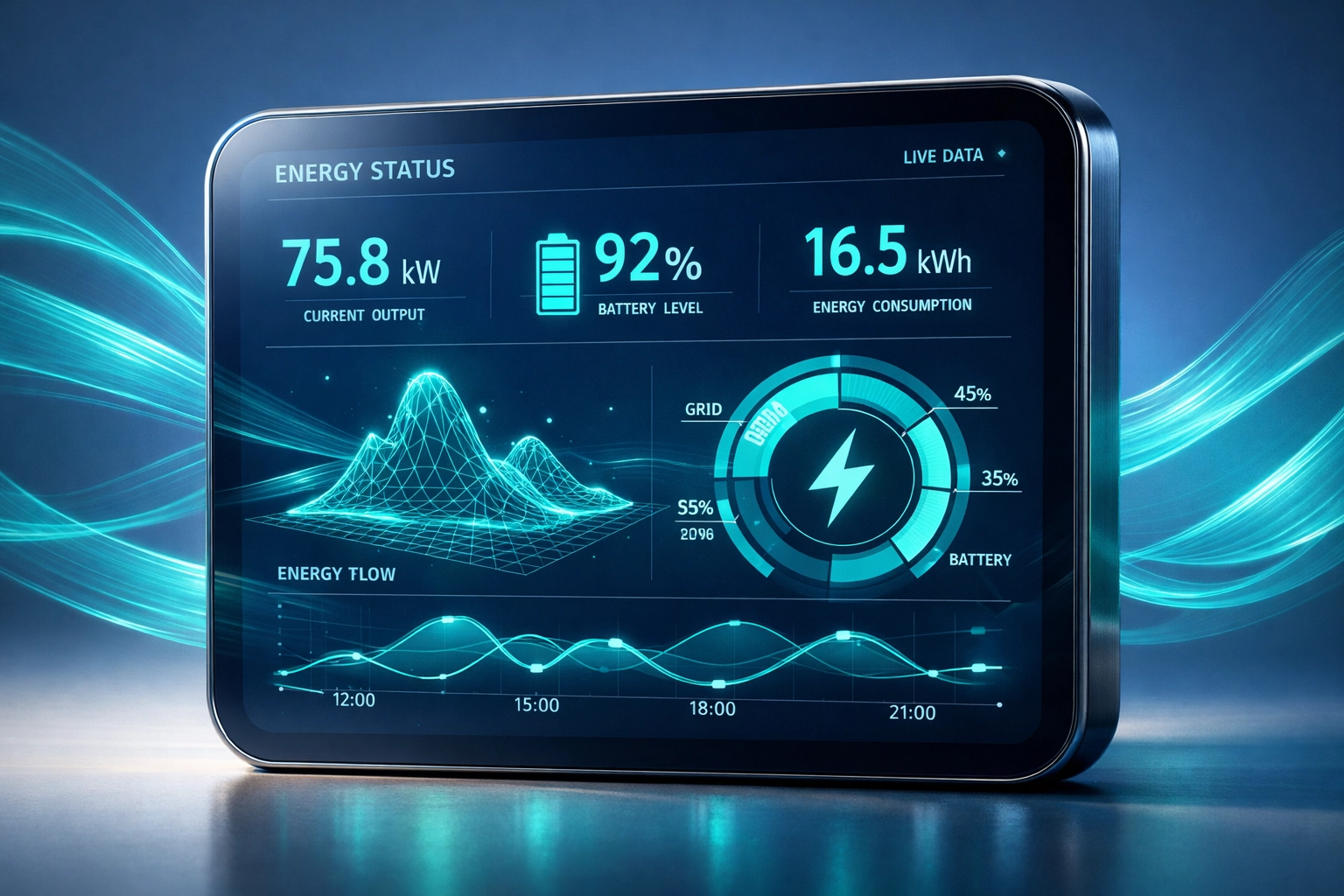 Digital interface showing data for business gas unit rate and kWh consumption calculations