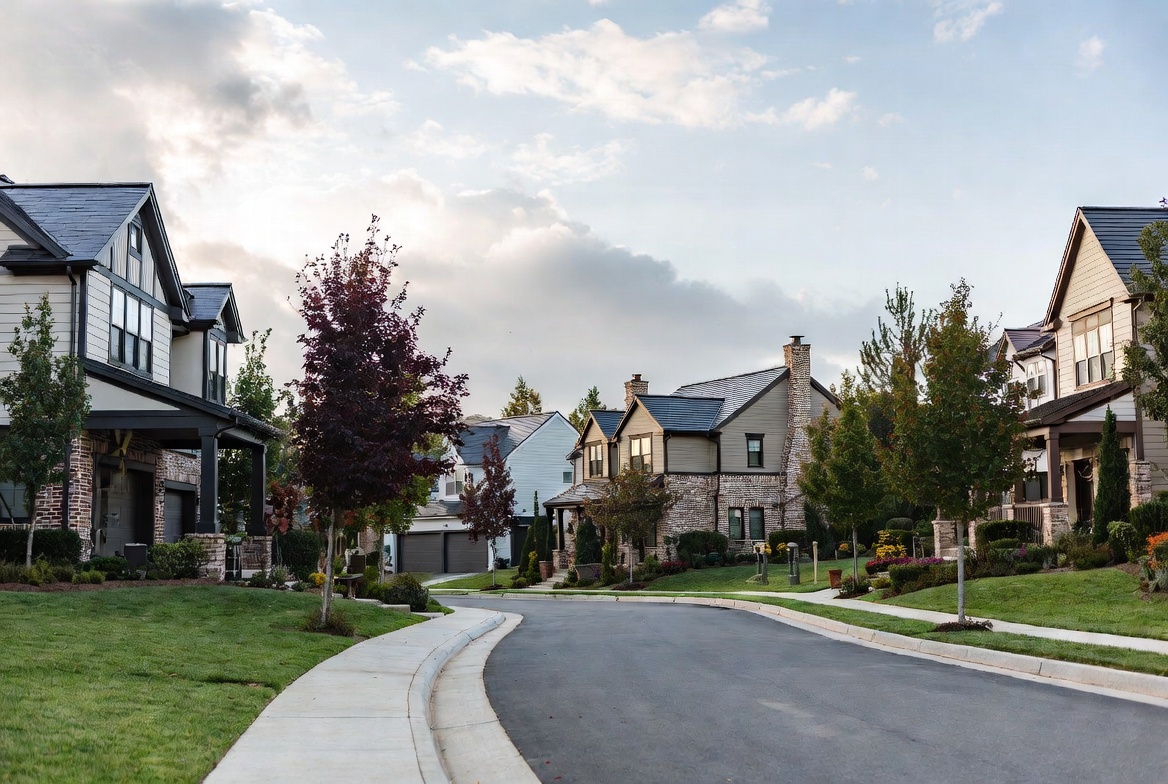 Tree-lined Suburban Street