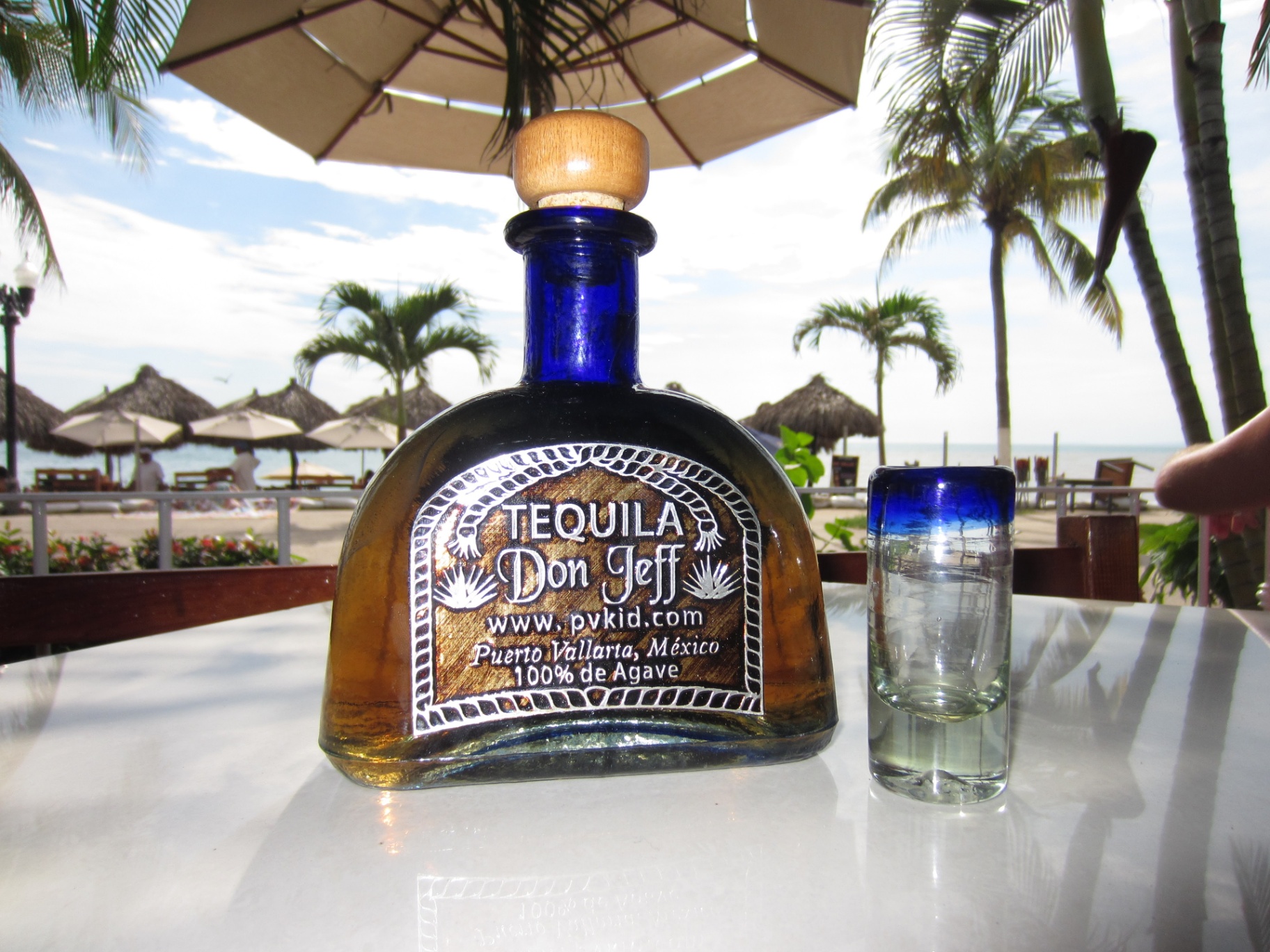 Don Jeff Tequila at Puerto Vallarta Beachfront