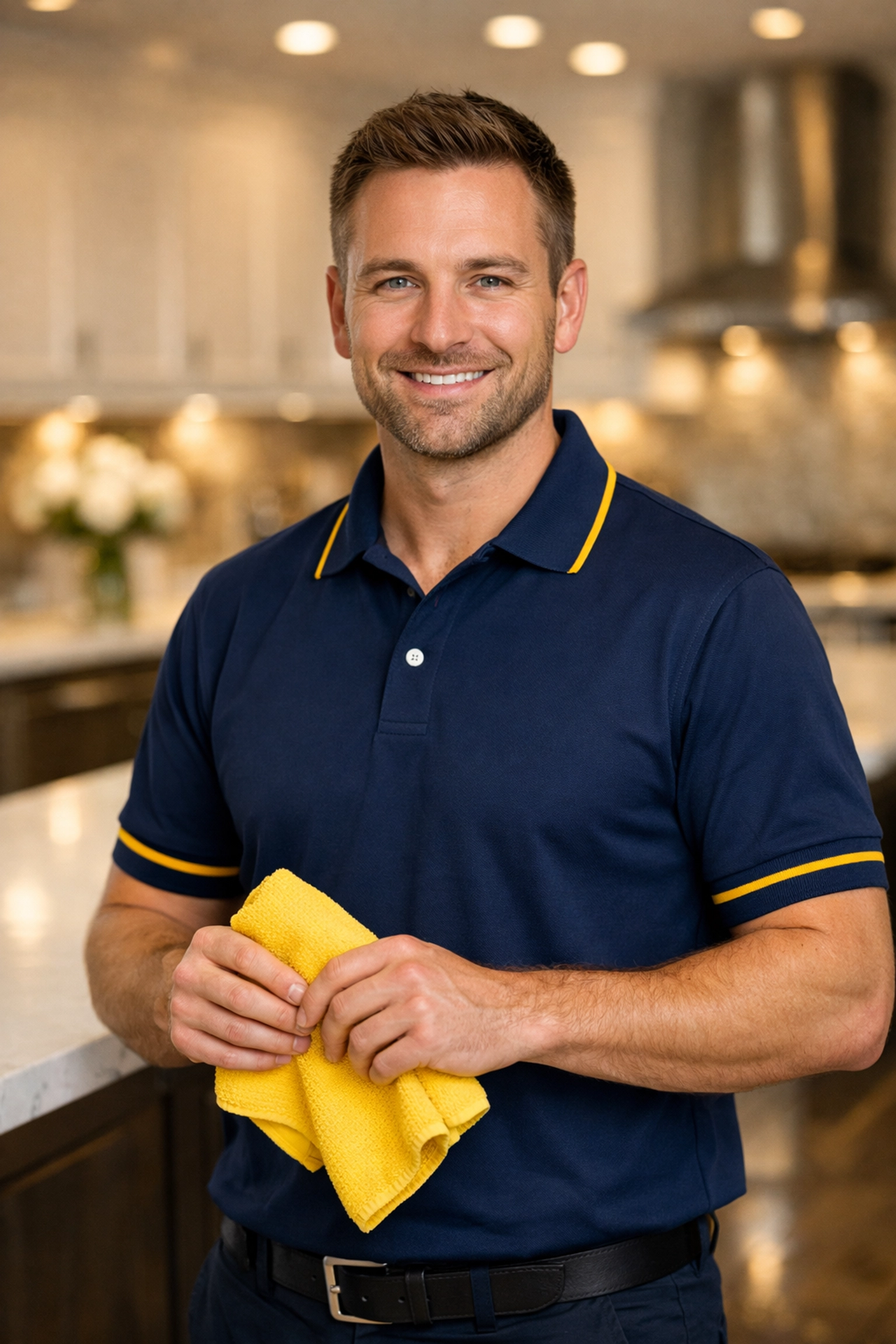 Professional cleaner from The Cleaning Ninjas Inc providing expert Move-In Cleaning in Newton homes.