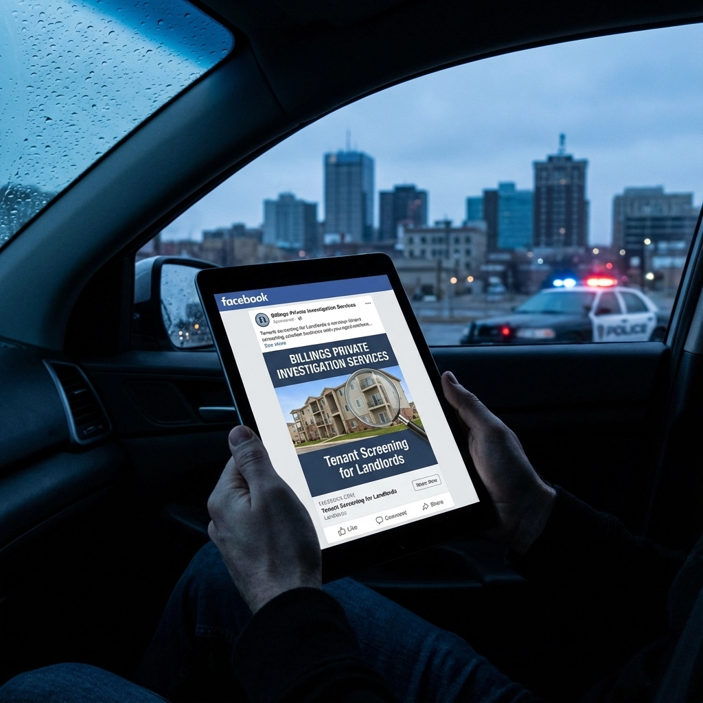 Billings Private Investigation Services: Facebook Ad for Billings-area Landlords