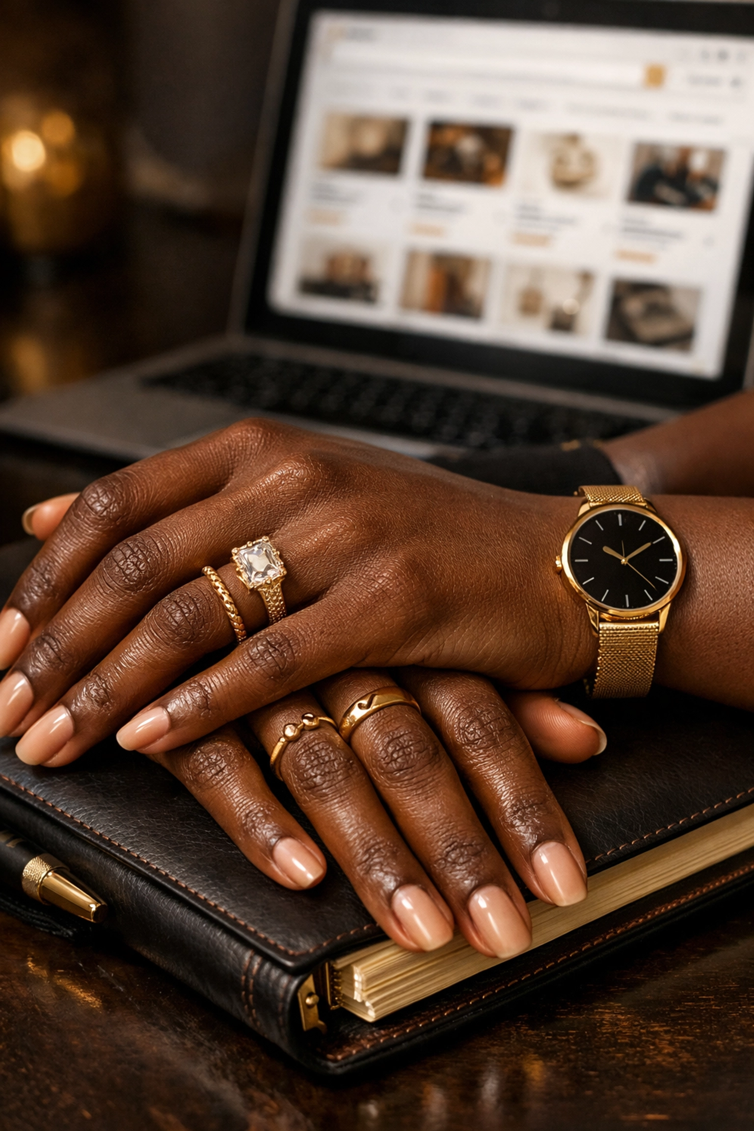 Shopping for Black-owned jewelry and accessories on blackwallstreets.store to keep wealth local.