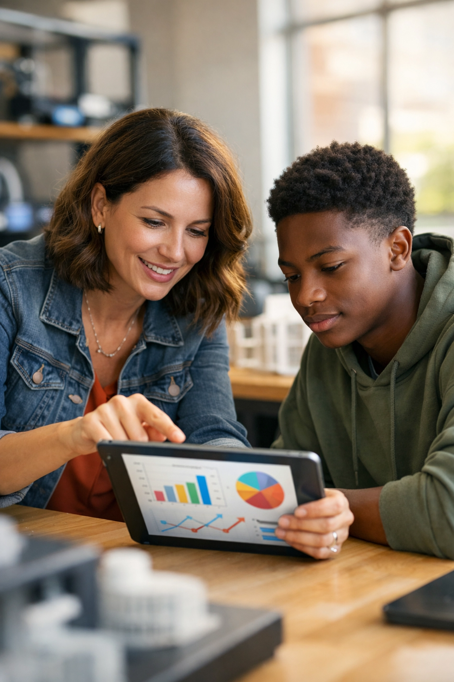 Professional and student review data metrics to track success in a corporate education partnership.