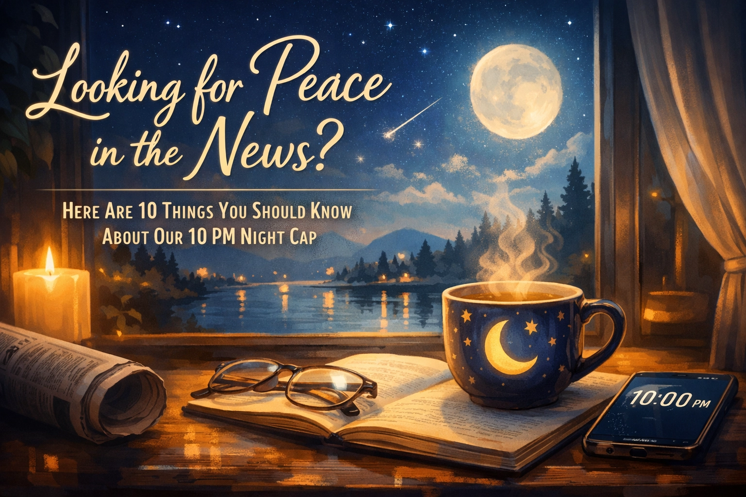 [HERO] Looking for Peace in the News? Here Are 10 Things You Should Know About Our 10 PM Night Cap