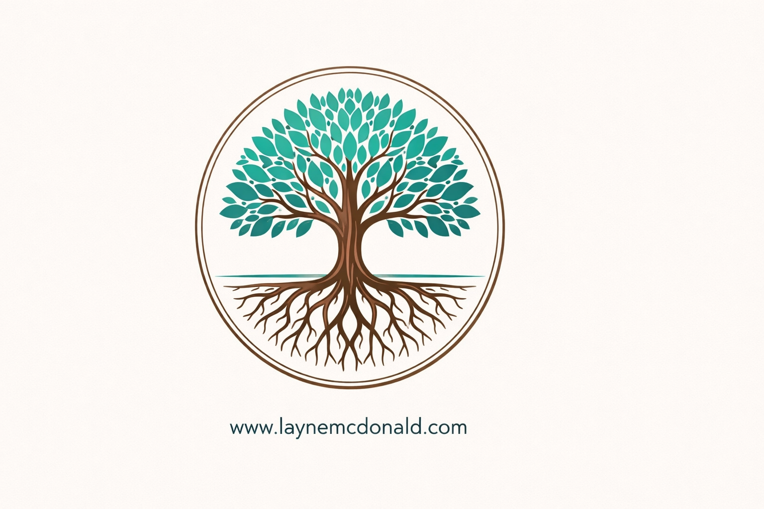 A stylized tree with deep roots illustrating the biblical concept of Shalom and holistic wholeness.