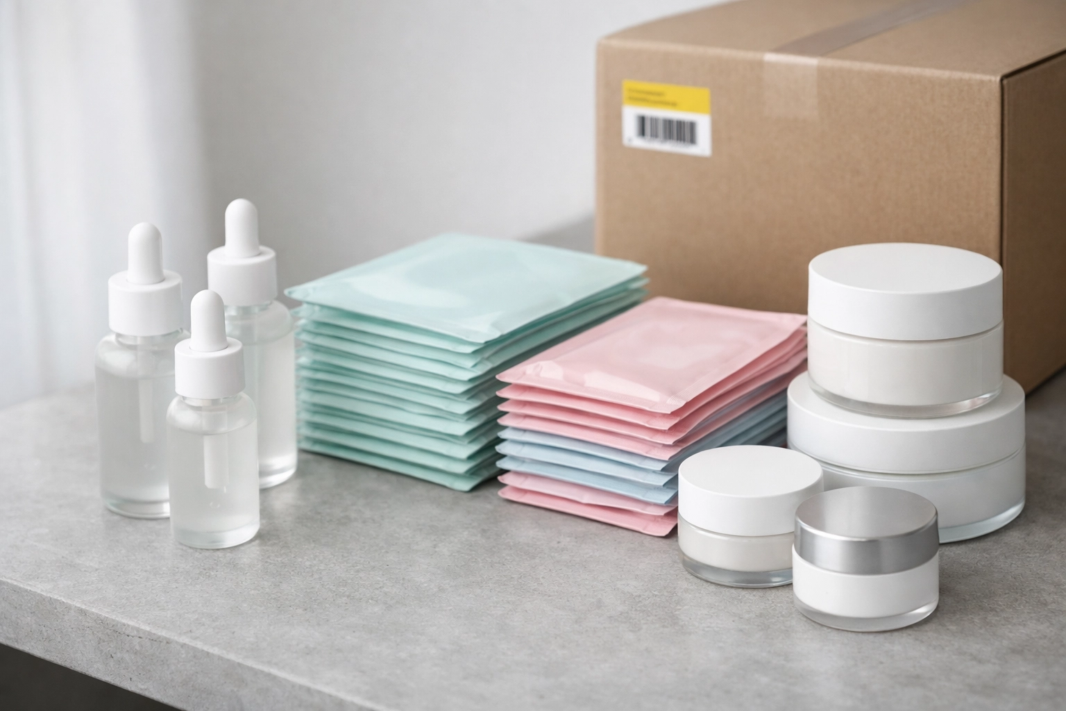 Wholesale K-beauty skincare products and cosmetics inventory for Amazon FBA sellers.