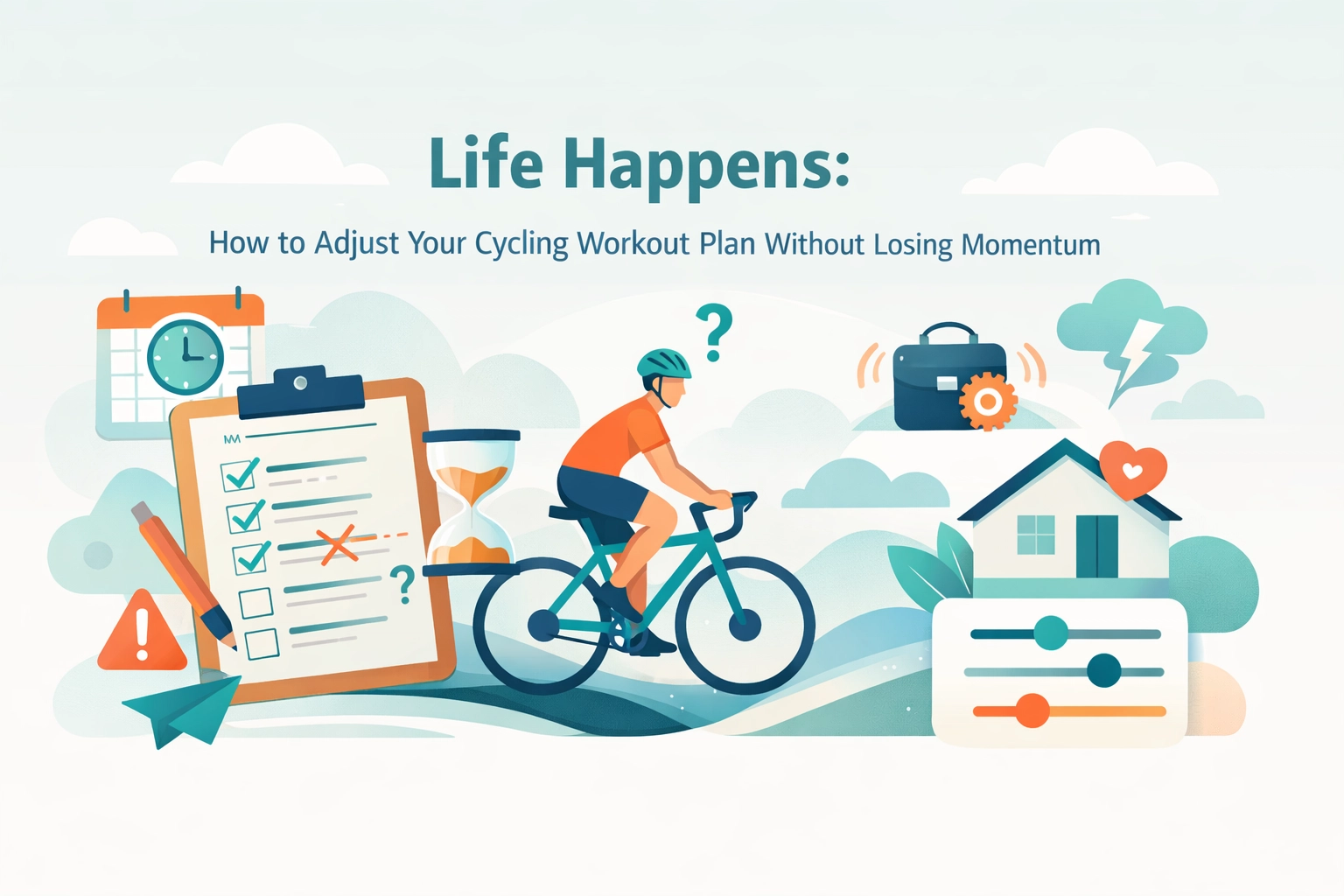 [HERO] Life Happens: How to Adjust Your Cycling Workout Plan Without Losing Momentum