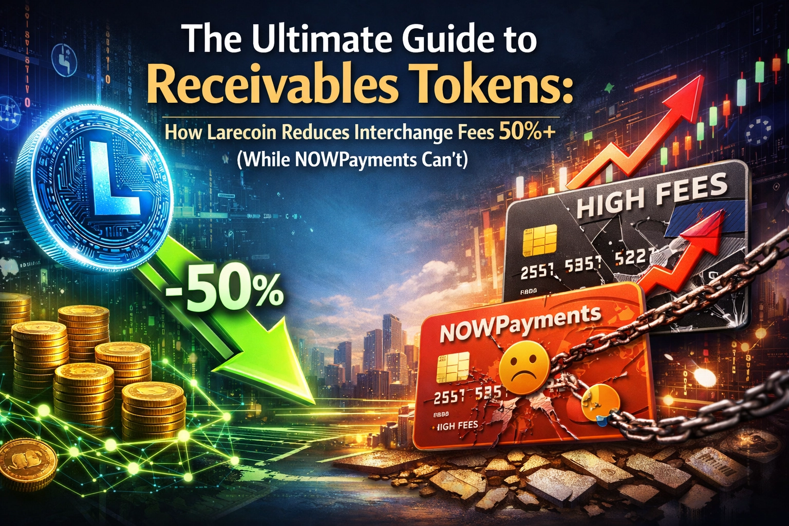 [HERO] The Ultimate Guide to Receivables Tokens: How Larecoin Reduces Interchange Fees 50%+ (While NOWPayments Can